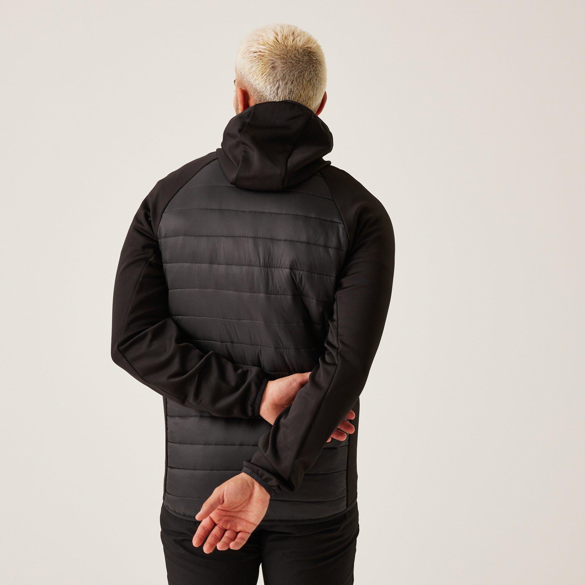 Negro - Regatta - Andreson Water Resistant Hooded Insulated Puffer Jacket - 4