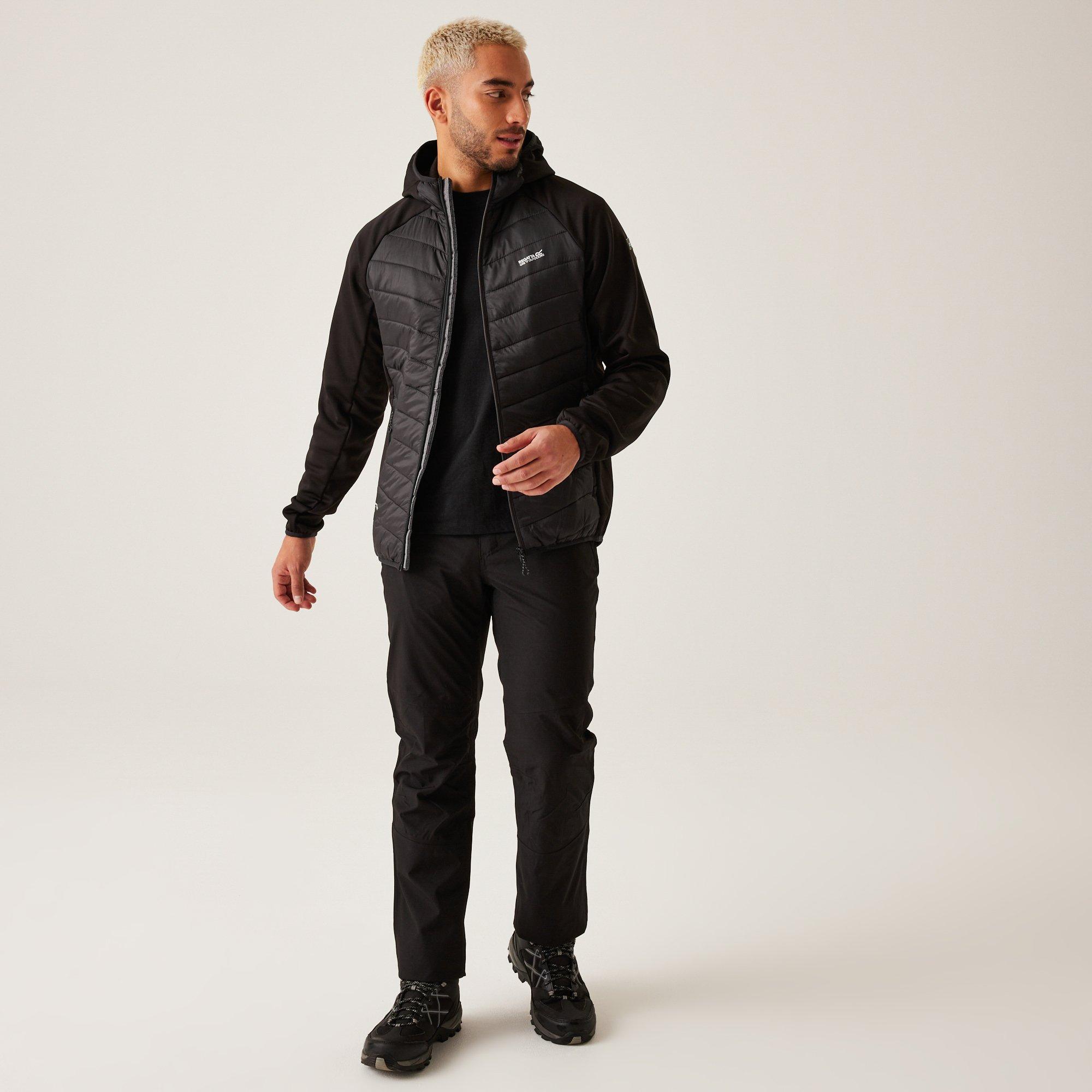 Negro - Regatta - Andreson Water Resistant Hooded Insulated Puffer Jacket - 7