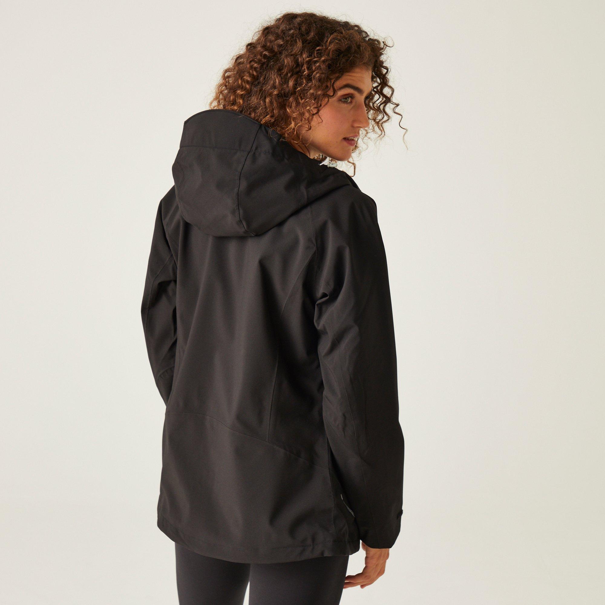 Crno/Bijelo - Regatta - Birchdale Waterproof Jacket - 2