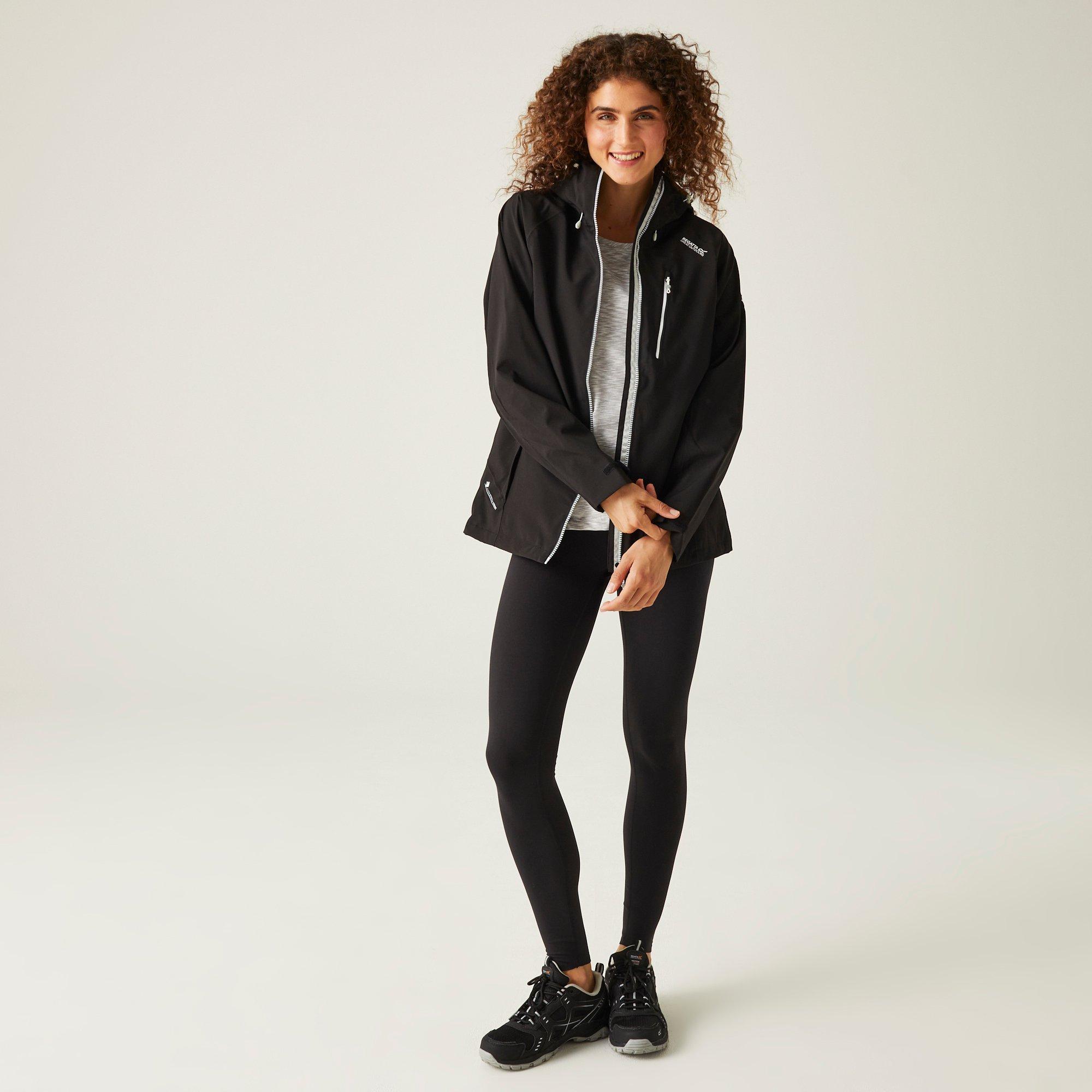 Crno/Bijelo - Regatta - Birchdale Waterproof Jacket - 3