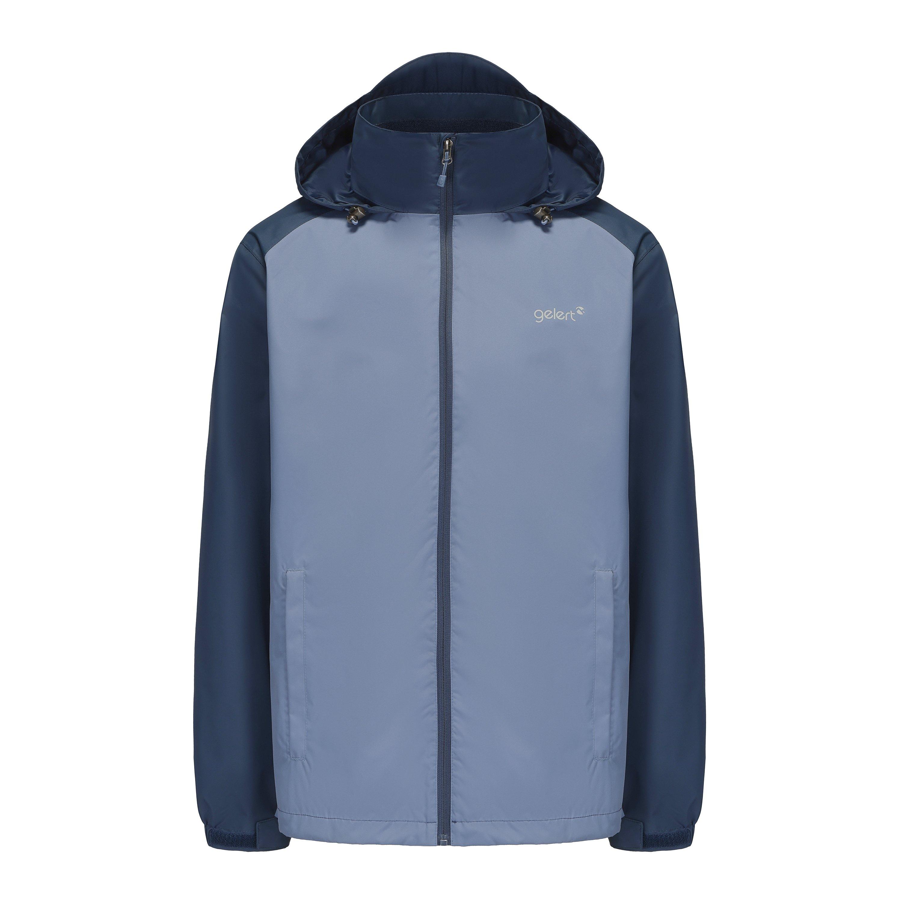 Gelert Men's Horizon Stormlite 5000Mm Waterproof Long Sleeve Waterproof Jacket - Blue/Navy - 2XL