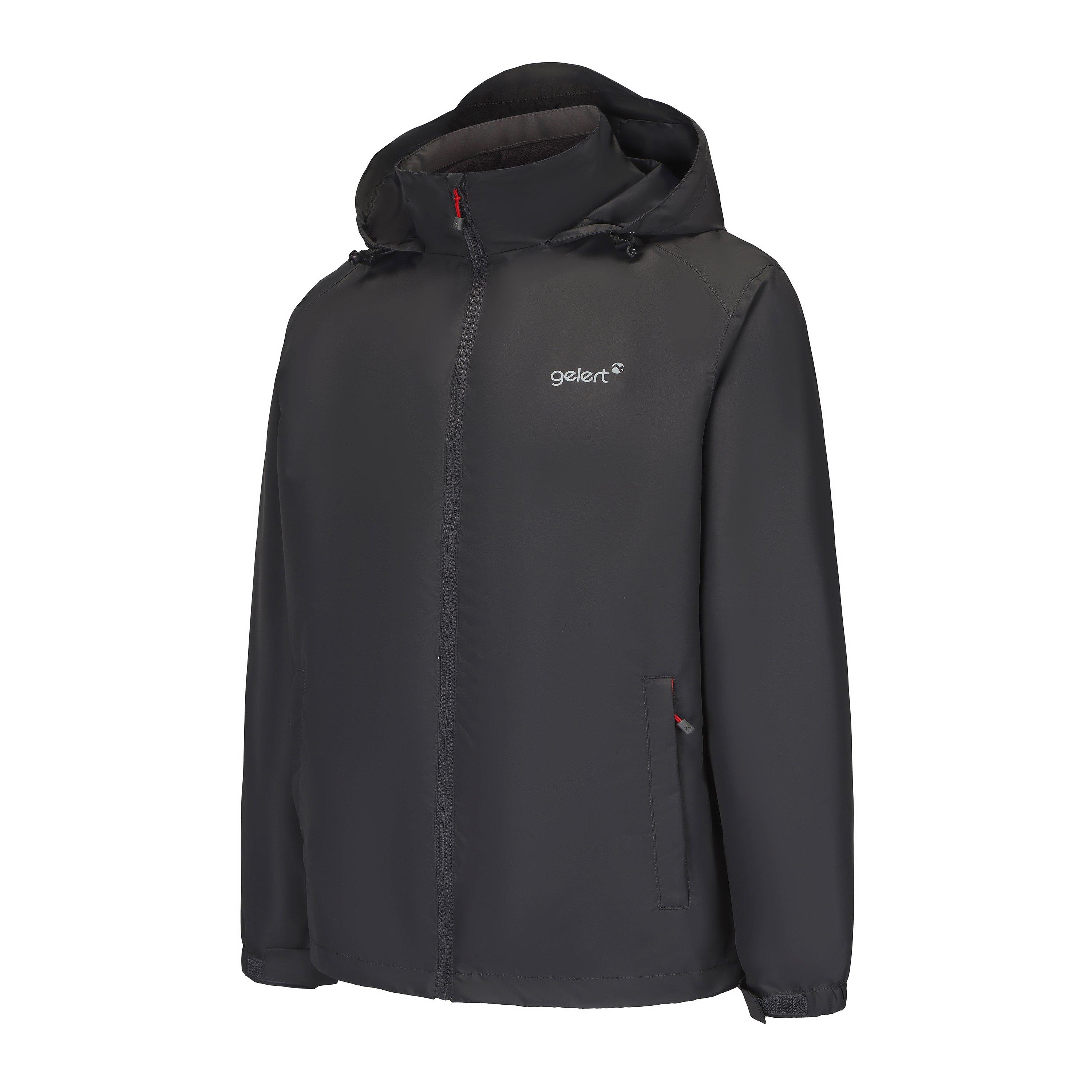 Houtskool/Rood - Gelert - Horizon Waterproof Jacket Mens - 4