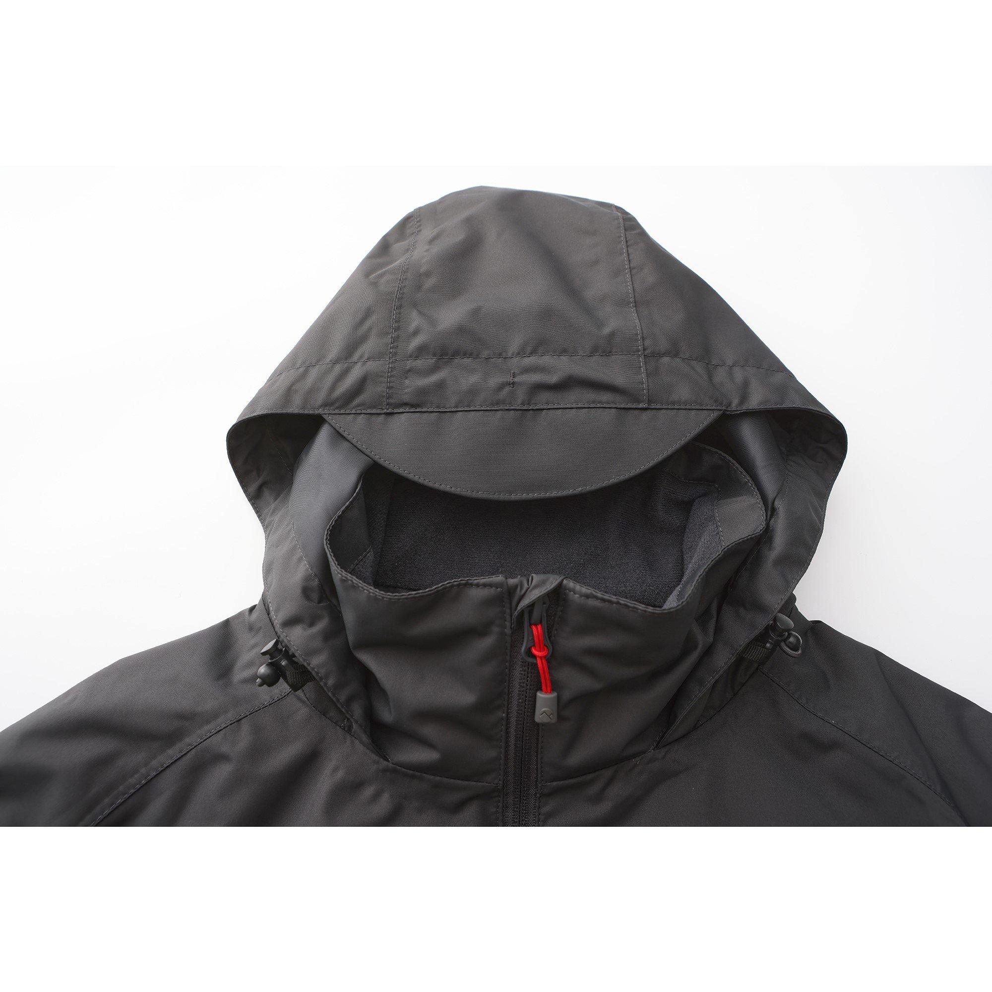 Houtskool/Rood - Gelert - Horizon Waterproof Jacket Mens - 8