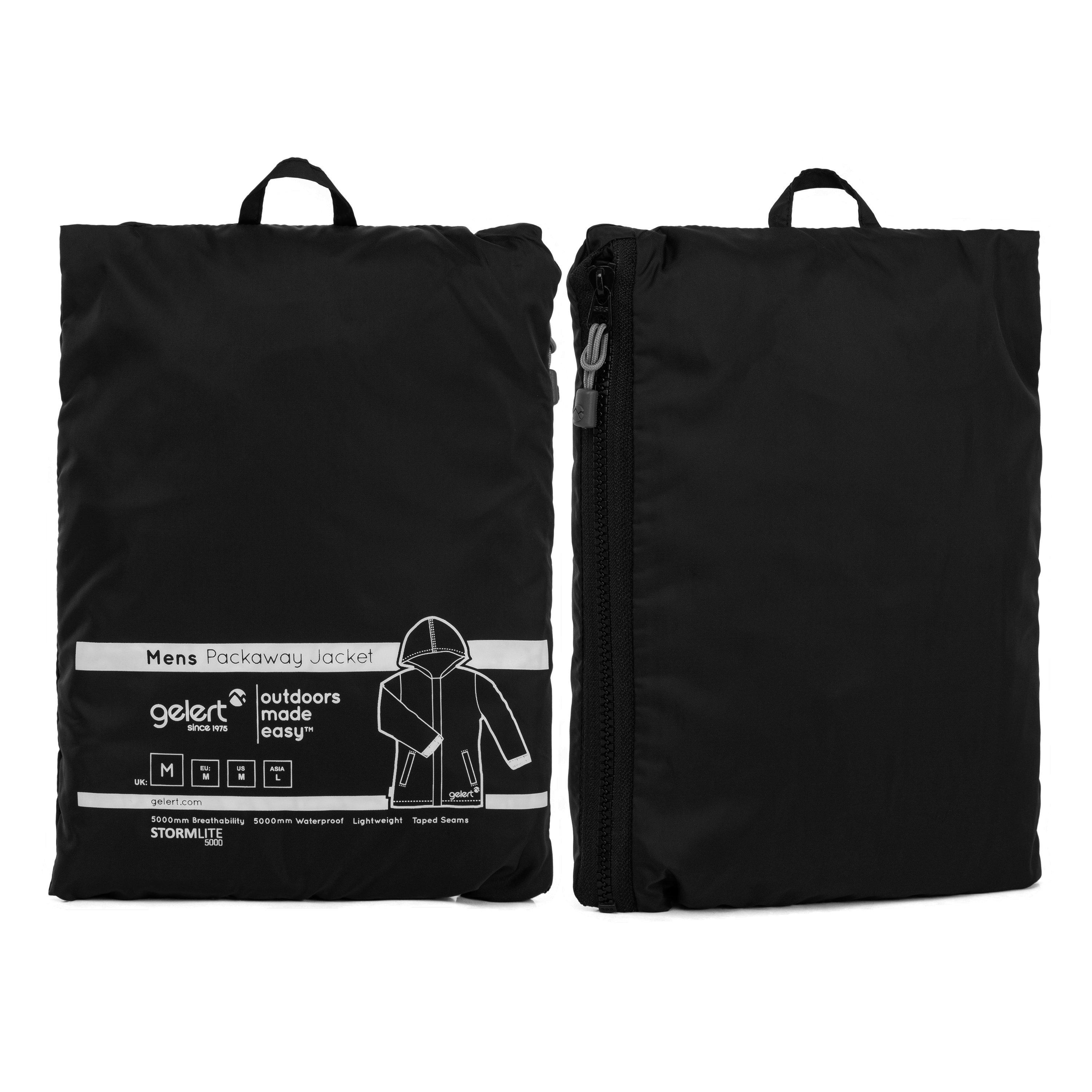 Schwarz - Gelert - Packaway Waterproof Jacket Mens - 9