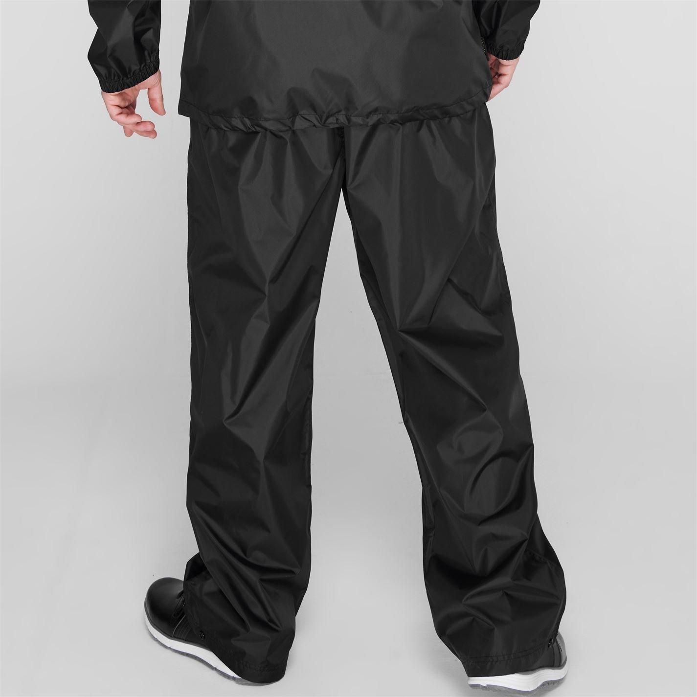 Zwart - Gelert - Packaway Waterproof Trousers Mens - 4