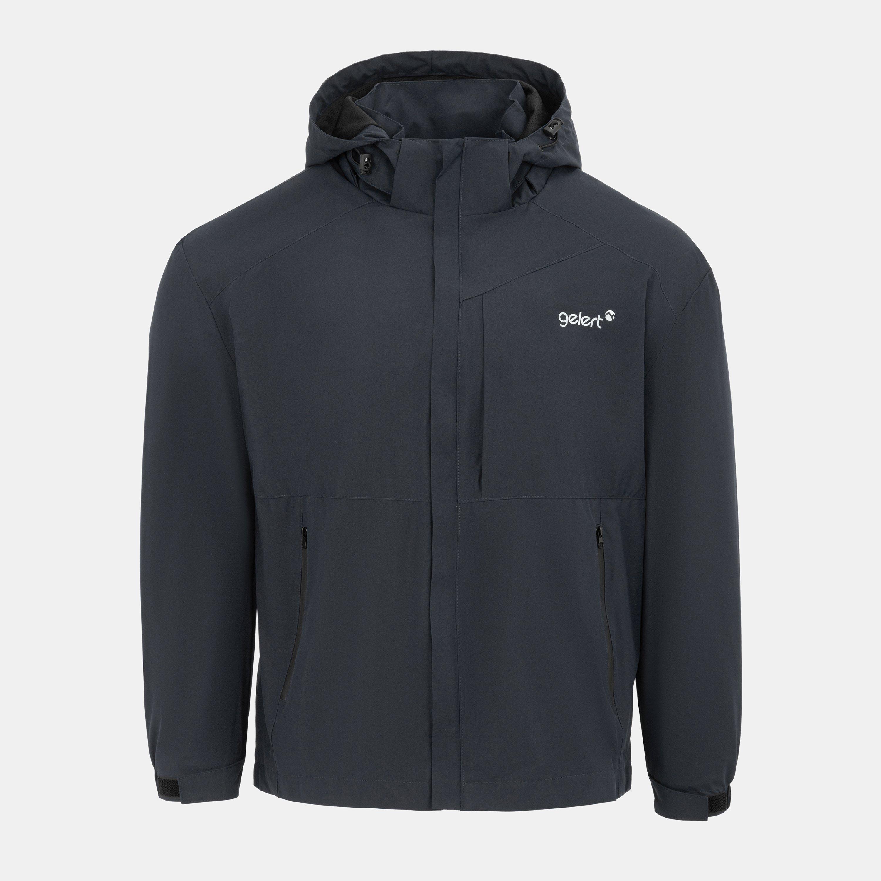 мъжко яке 's Hooded Water Resistant Windproof Waterproof