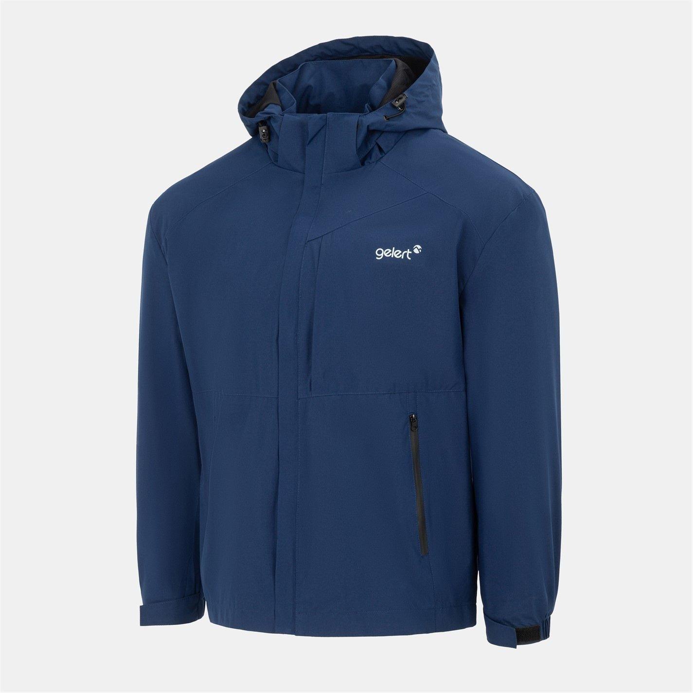 мъжко яке 's Hooded Water Resistant Windproof Waterproof