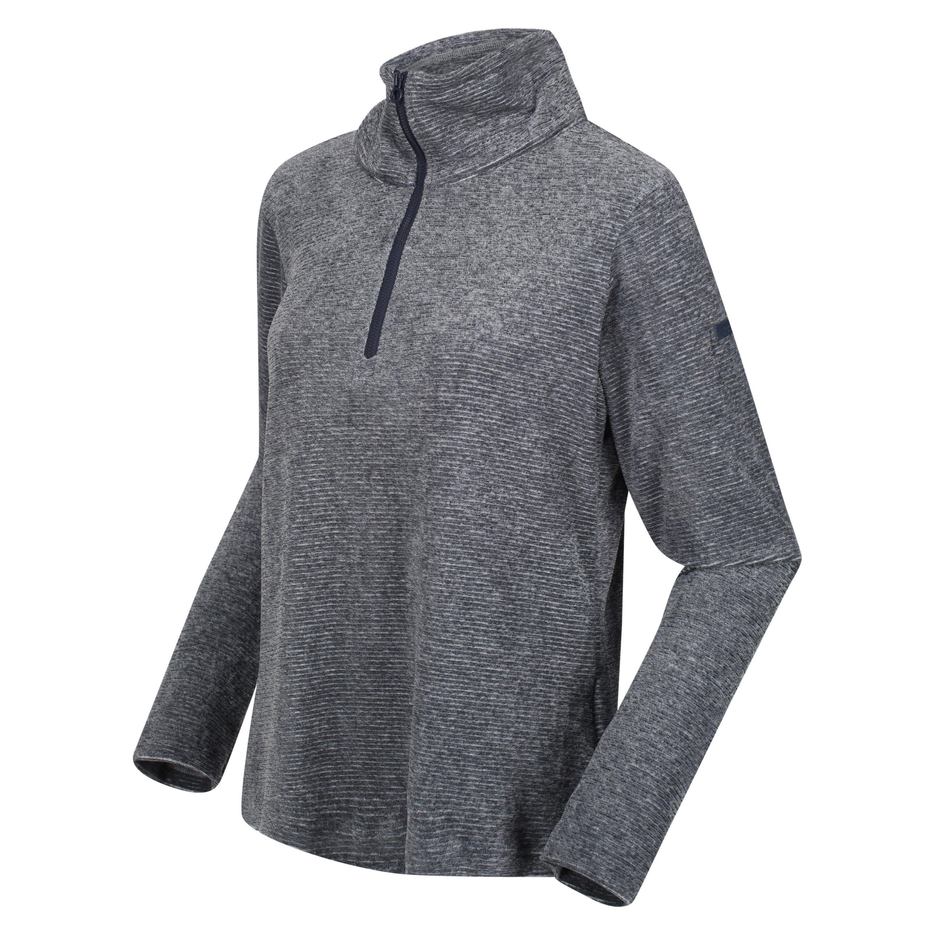 Navy Texture - Regatta - Fidelia II quarter Zip Fleece - 3