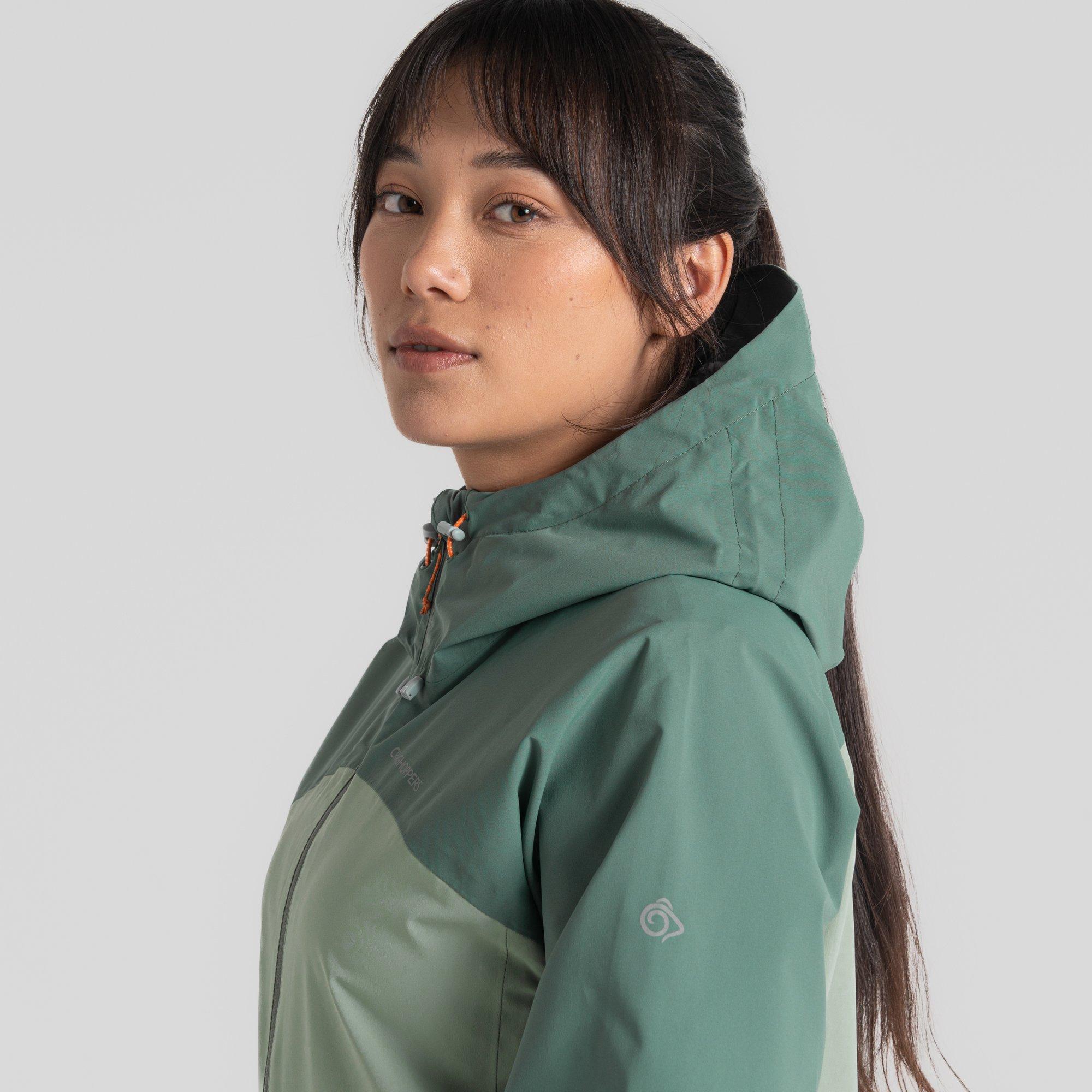 FrPine/MdowH - Craghoppers - Women's Crag Aisling Waterproof Jacket - 6
