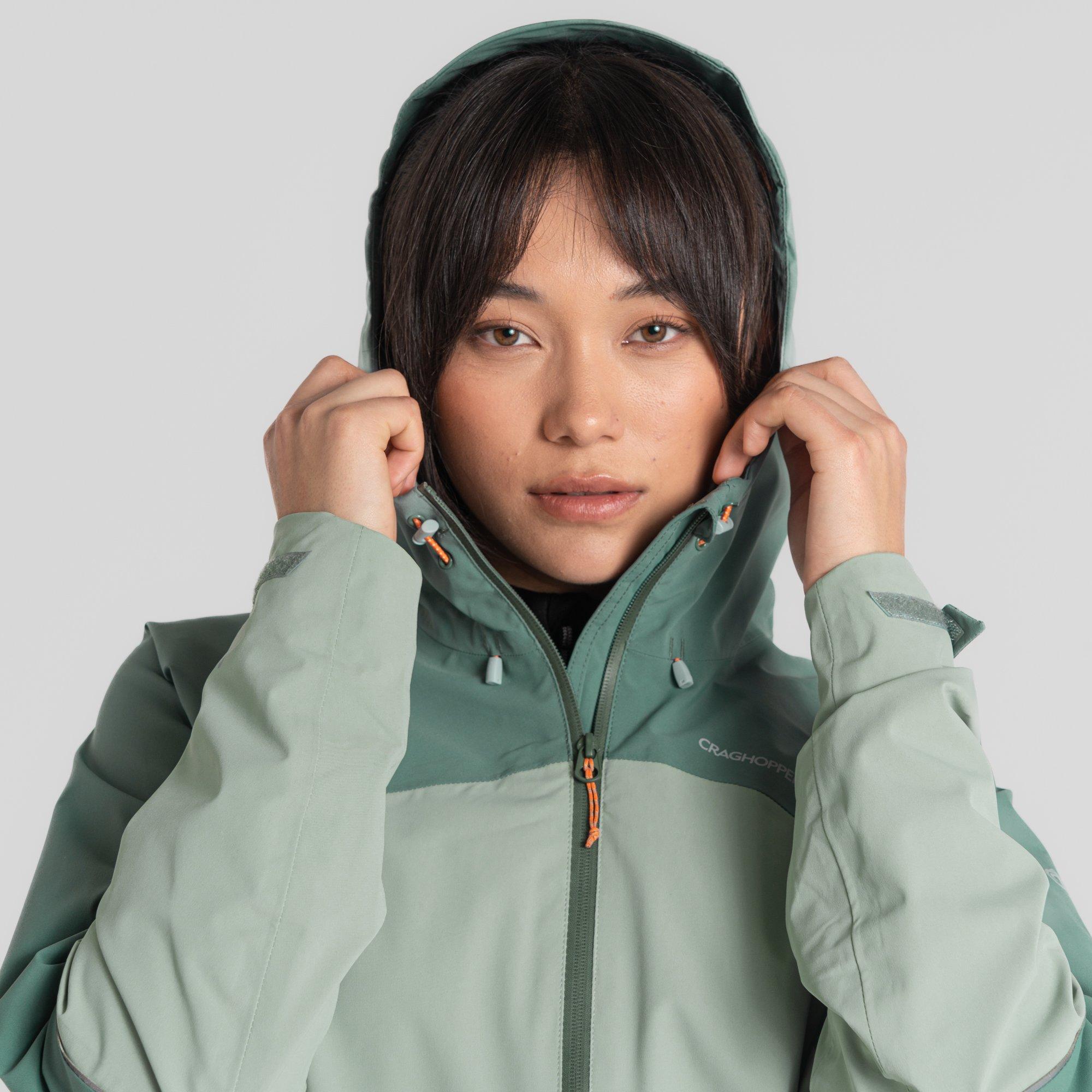 FrPine/MdowH - Craghoppers - Women's Crag Aisling Waterproof Jacket - 9