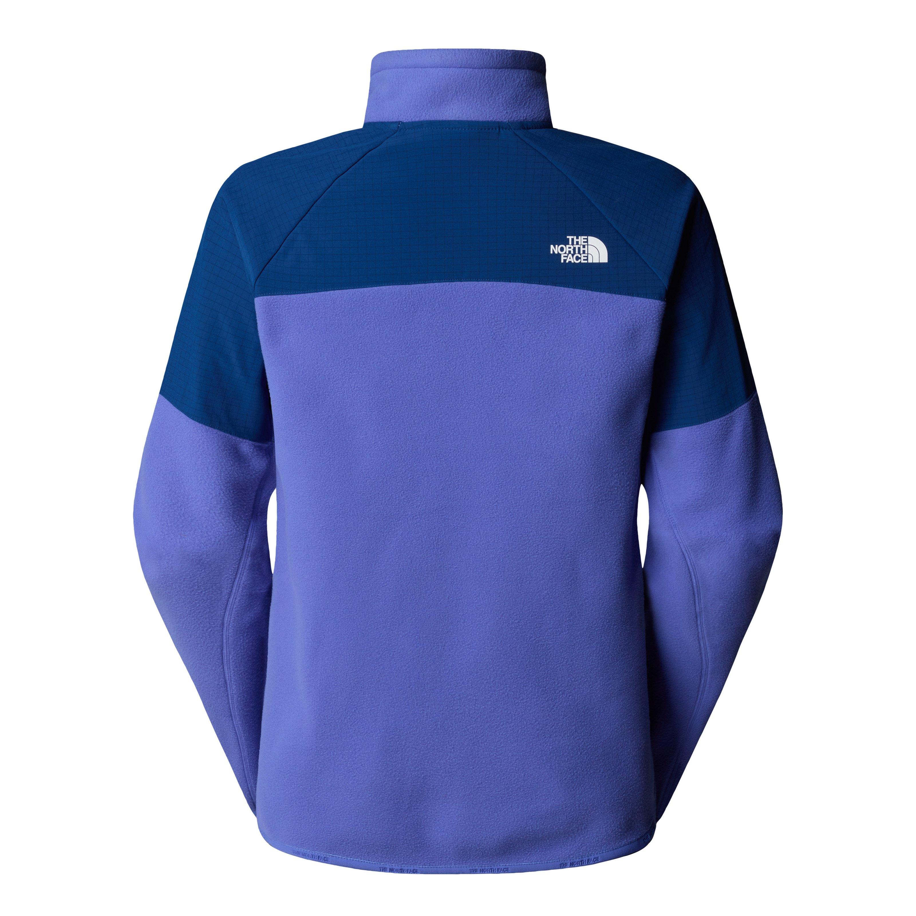 Plum/Estat Blue - The North Face - Women's Glacier Heavyweight 1/4 Zip Fleece - 2
