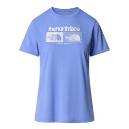 The North Face W FOUNDATION TEE GRAPHIC 1 VIRTUAL