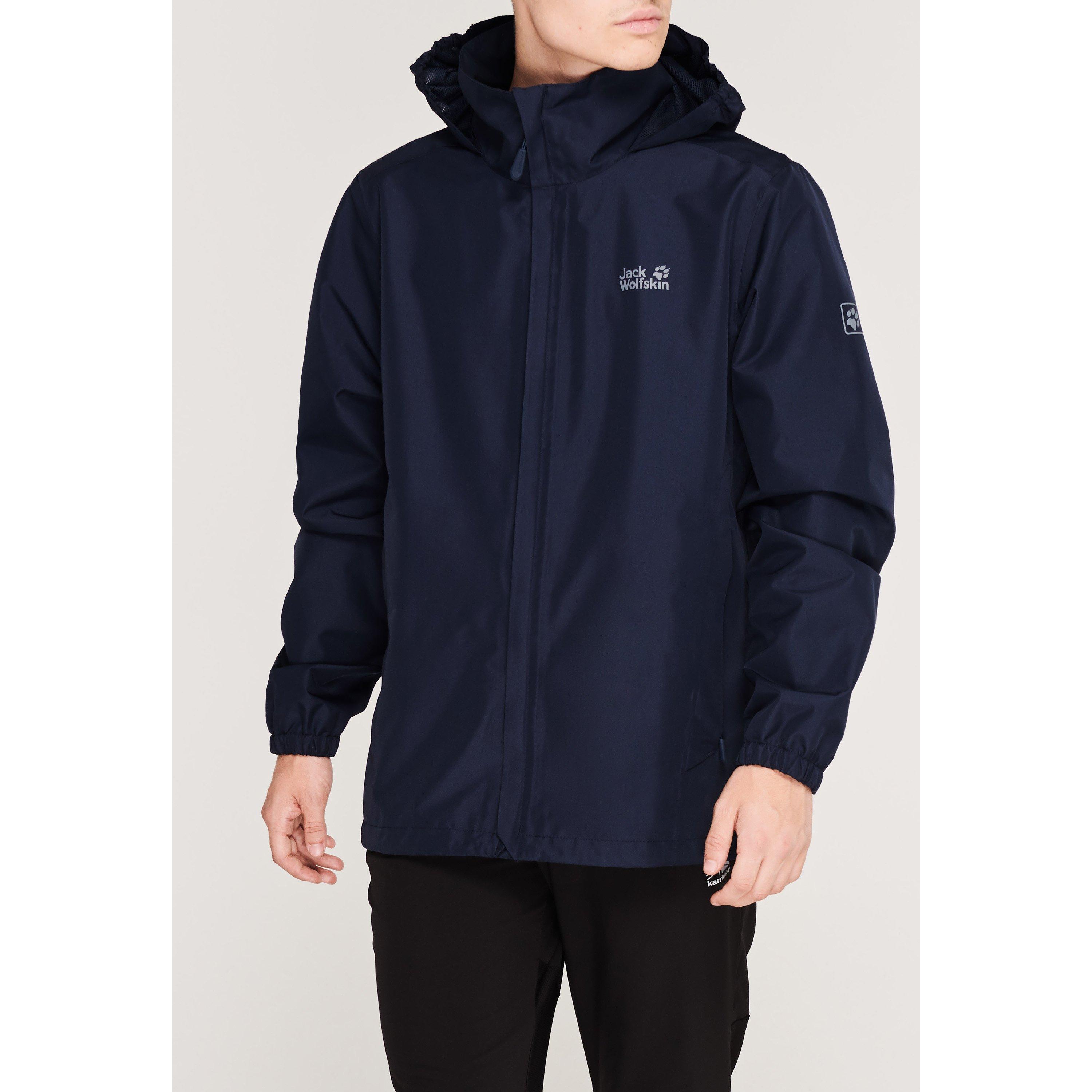 Blu notte - Jack Wolfskin - Stormy 2L Waterproof Long Sleeve Rain Anorak - 2