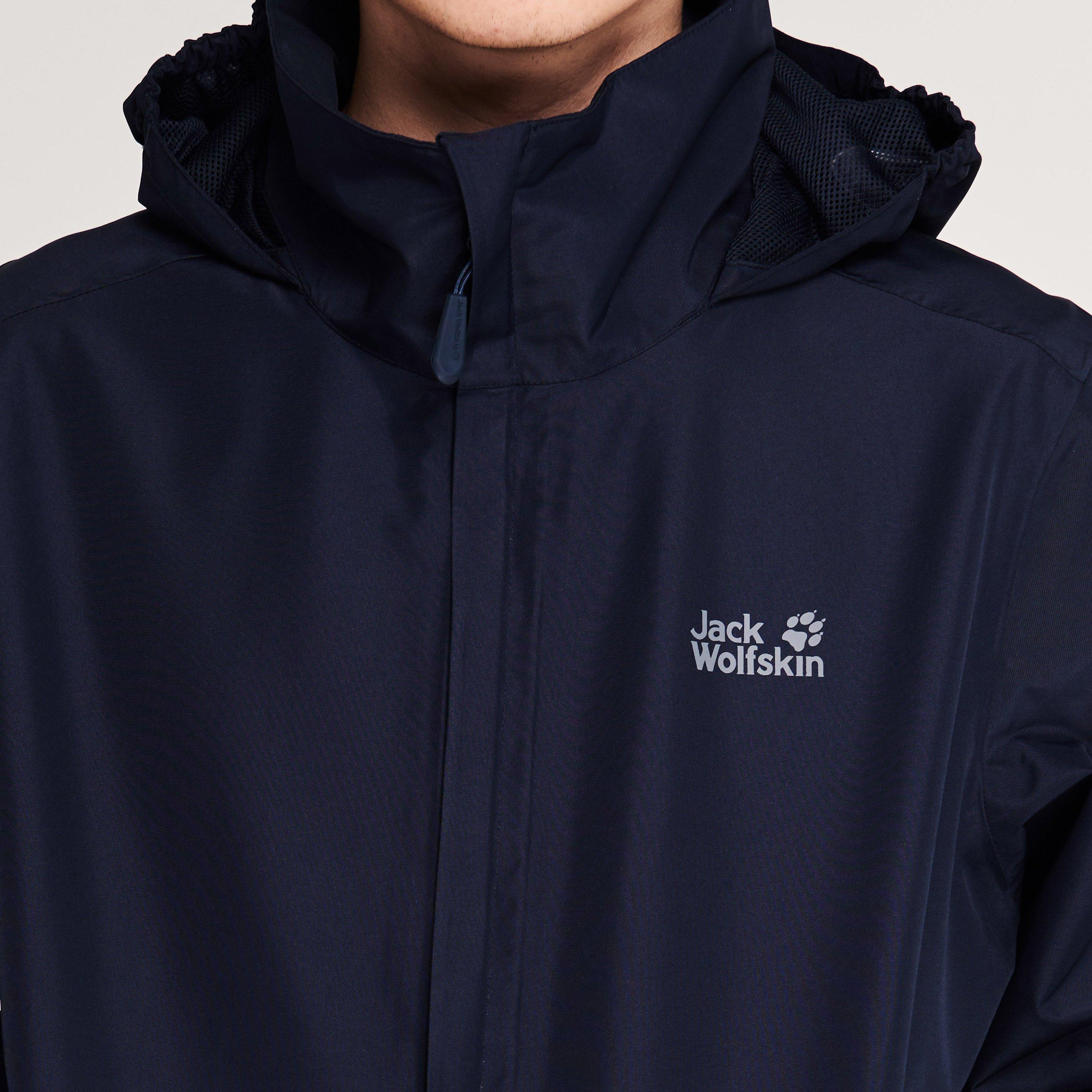 Blu notte - Jack Wolfskin - Stormy 2L Waterproof Long Sleeve Rain Anorak - 5