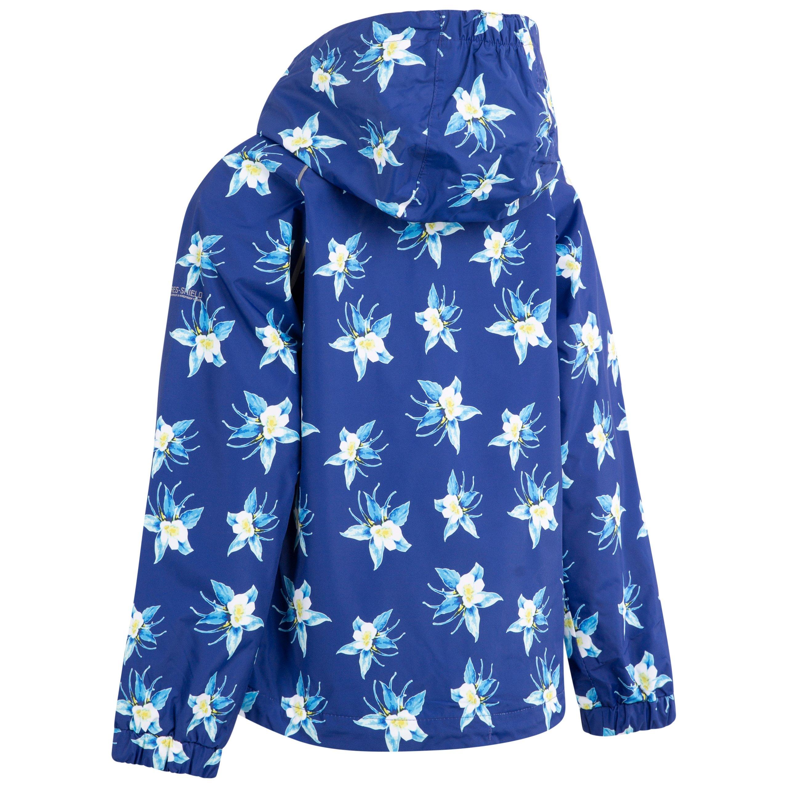 Mørkeblå - Trespass - Joyfull Waterproof Reflective Waterproof Jacket - 9