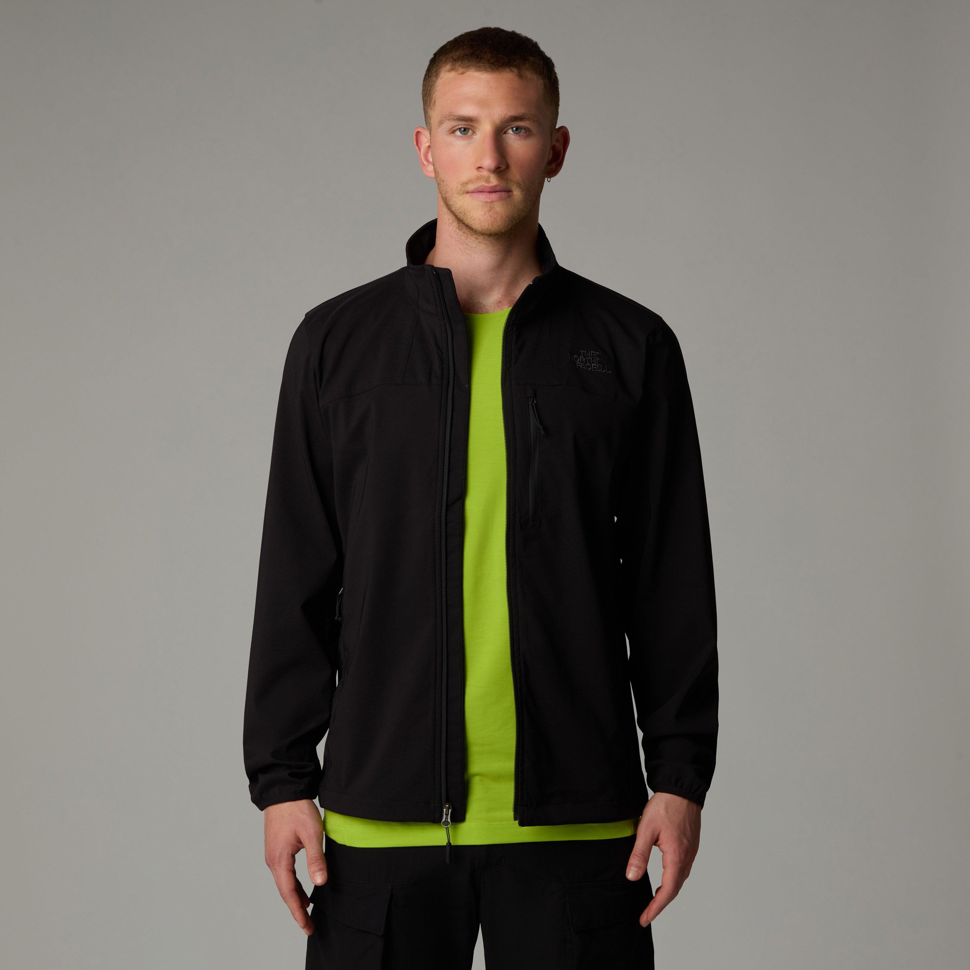 Black - The North Face - Men's Nimble Wind-Resistant Water-Repellent Softshell Jacket - 3