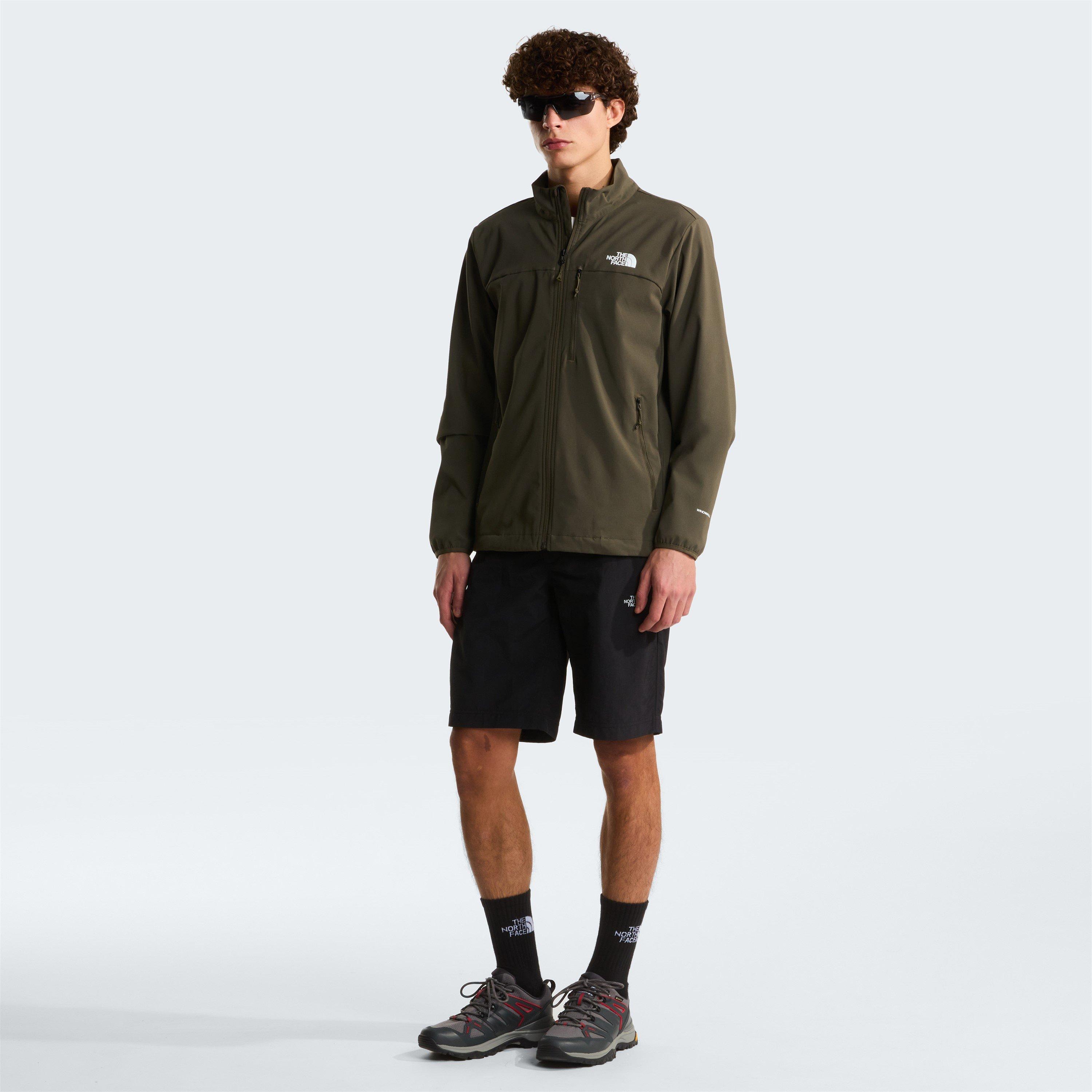 Taupe Green - The North Face - Men's Nimble Wind-Resistant Water-Repellent Softshell Jacket - 5