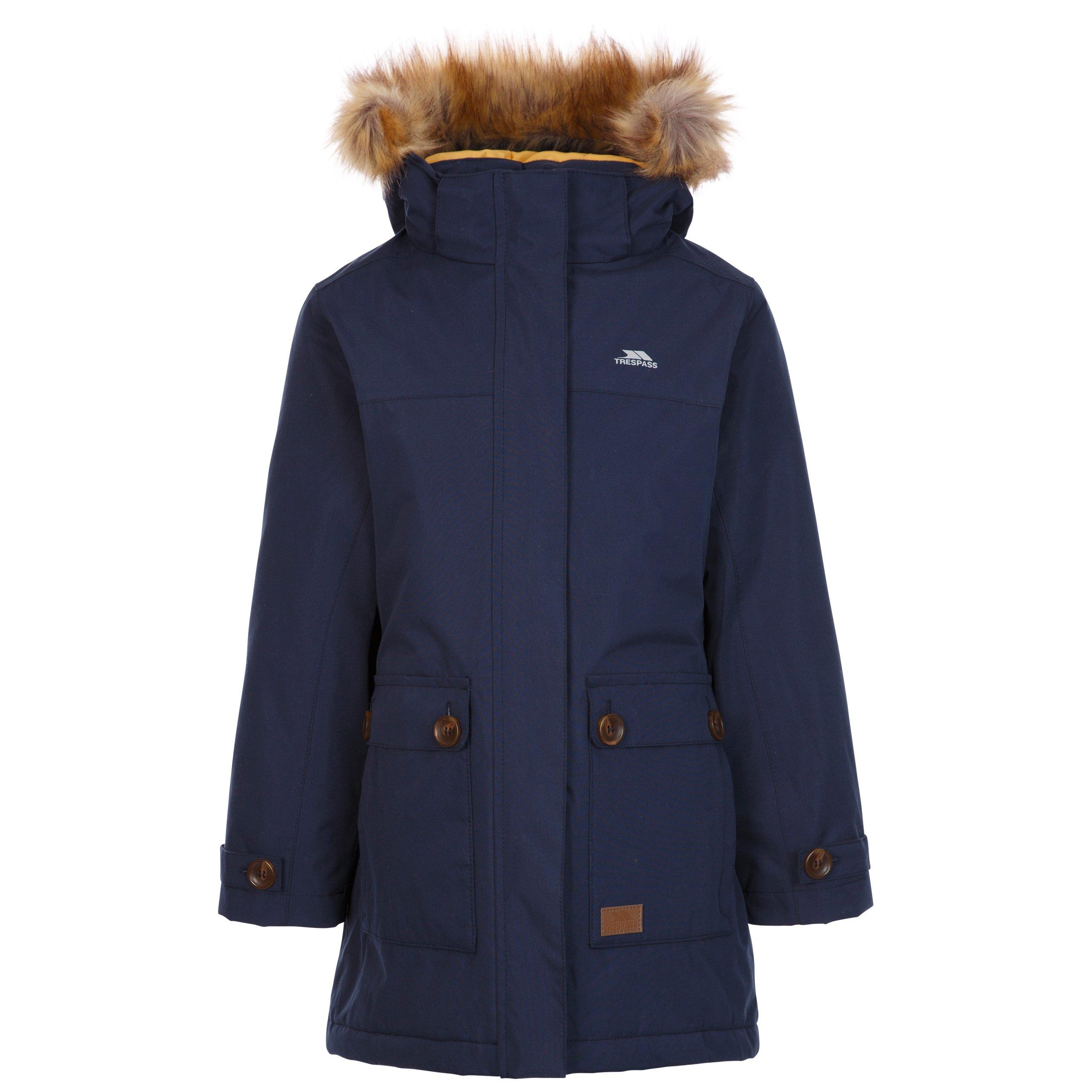 Navy - Trespass - Kids' Rhoda Waterproof Parka - 8