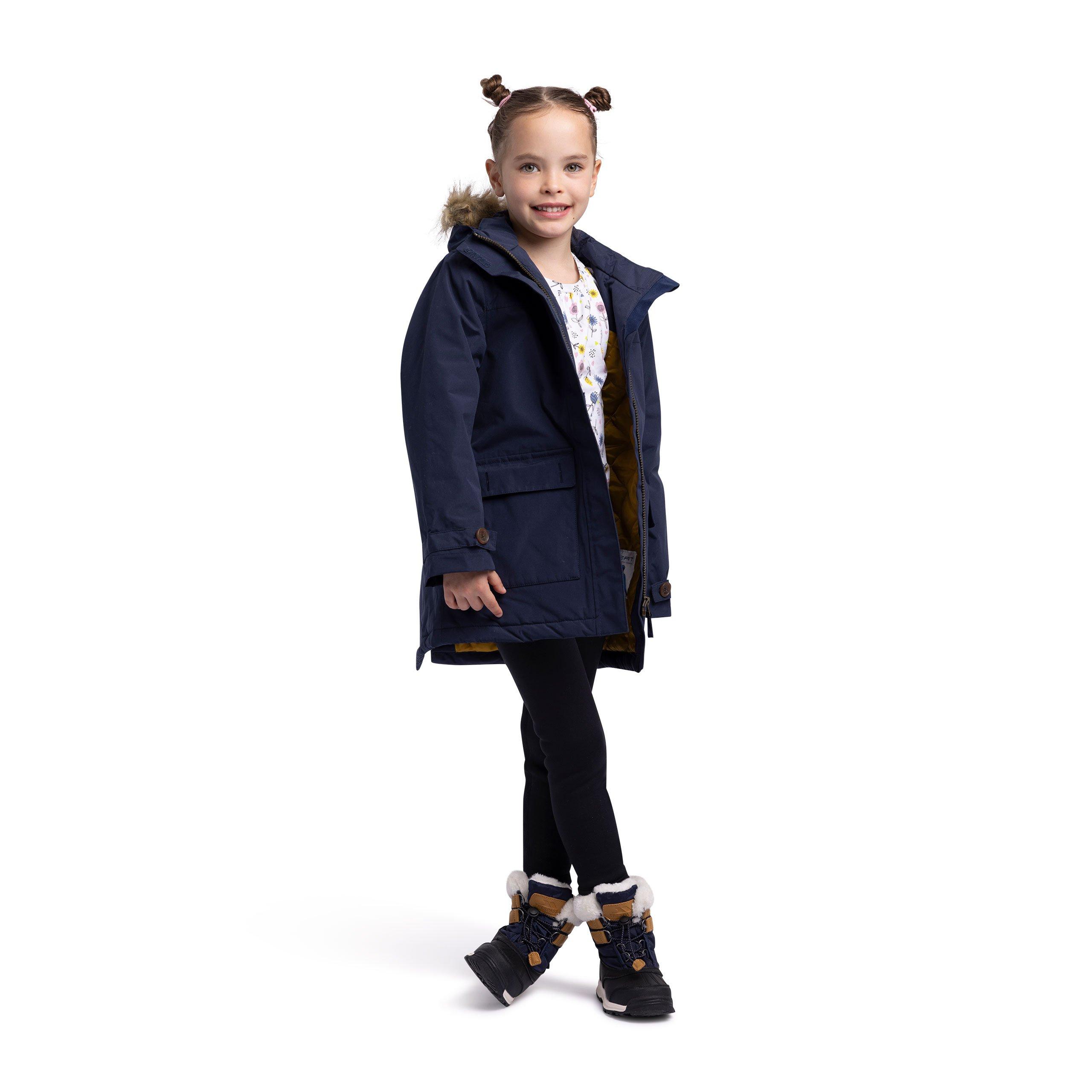 Navy - Trespass - Kids' Rhoda Waterproof Parka - 3