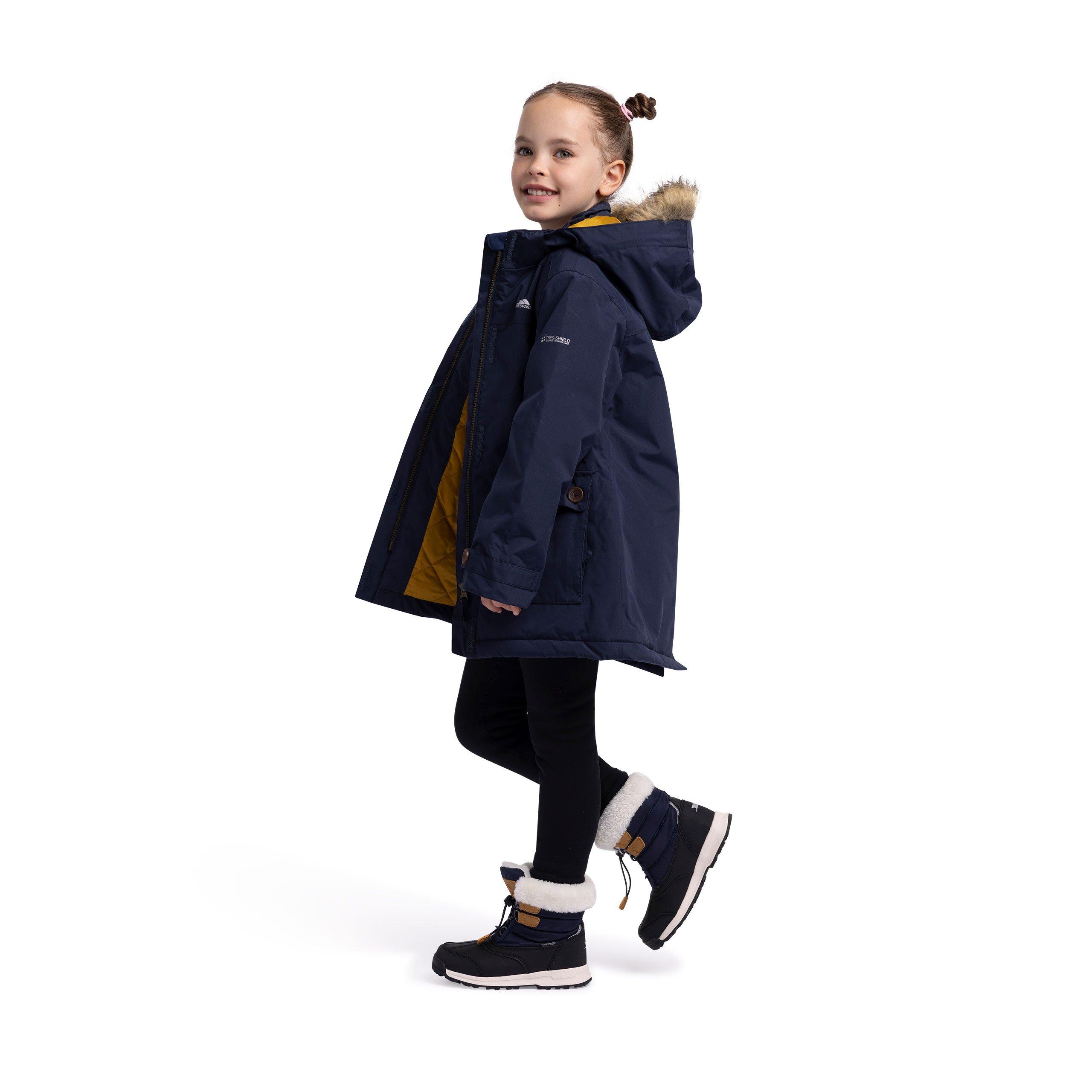 Navy - Trespass - Kids' Rhoda Waterproof Parka - 7