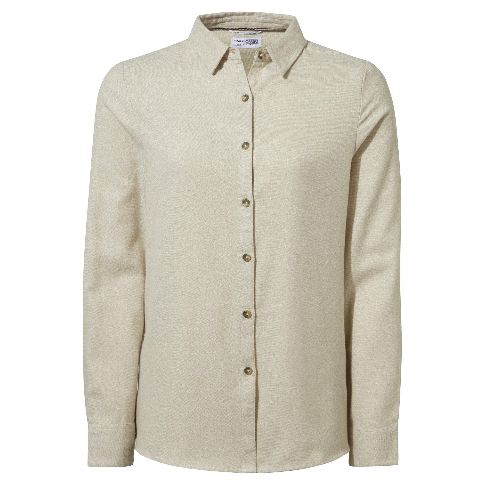 Lt Raffia Ml - Craghoppers - Women's Dornoch Long Sleeve Shirt - 1