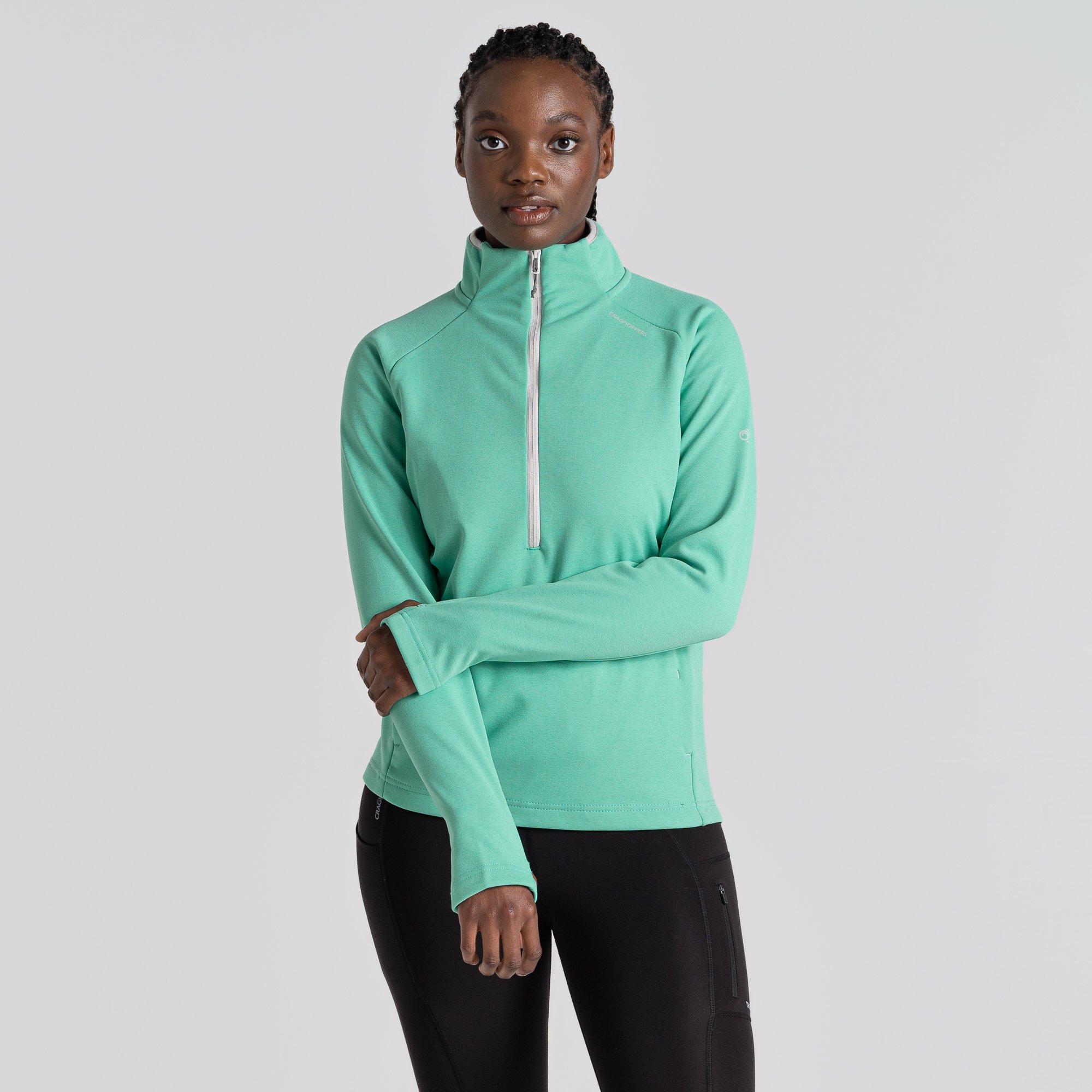 Verde Oceano - Craghoppers - Women's Crag Dynamic Pro quarter Zip Fleece - 2