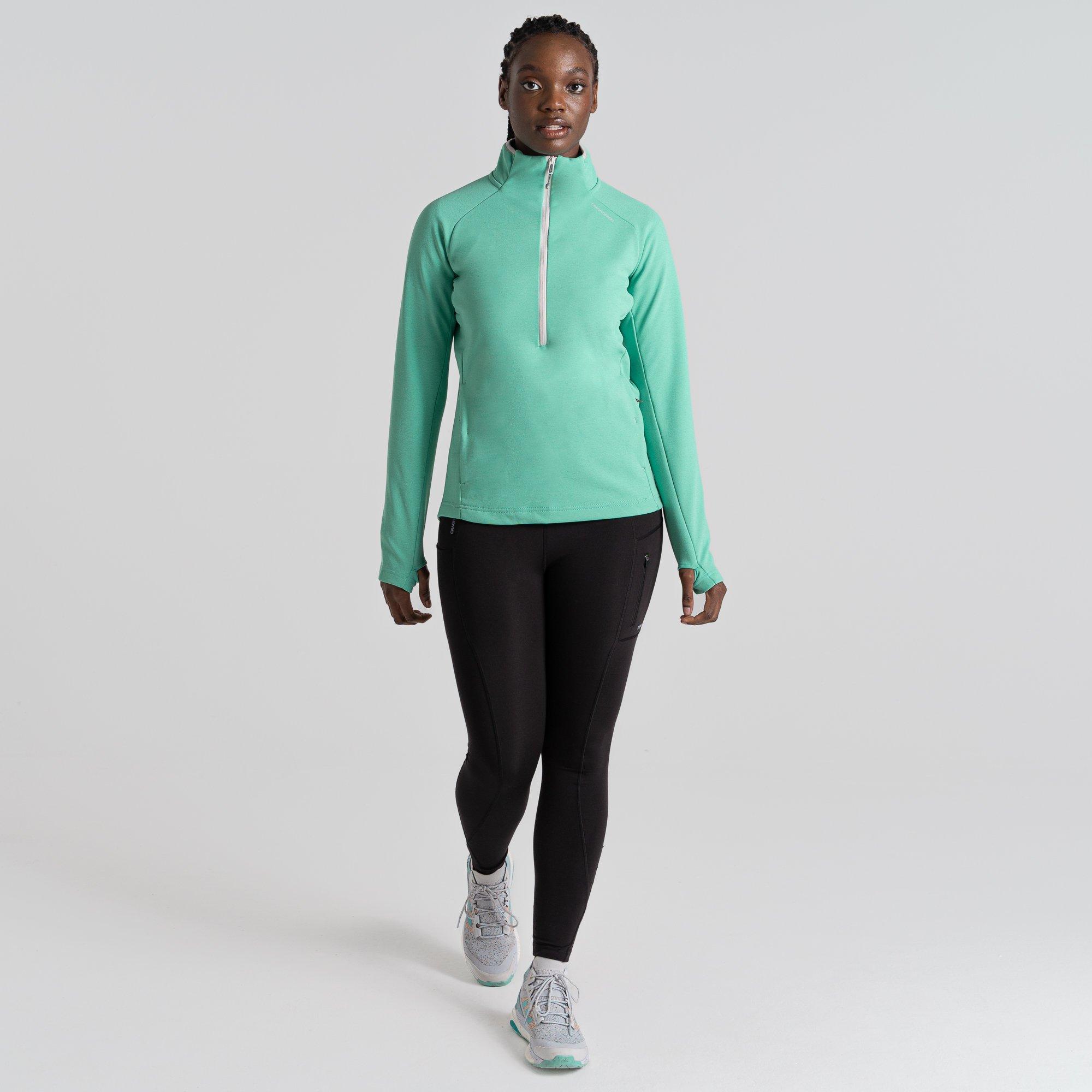 Verde Oceano - Craghoppers - Women's Crag Dynamic Pro quarter Zip Fleece - 3