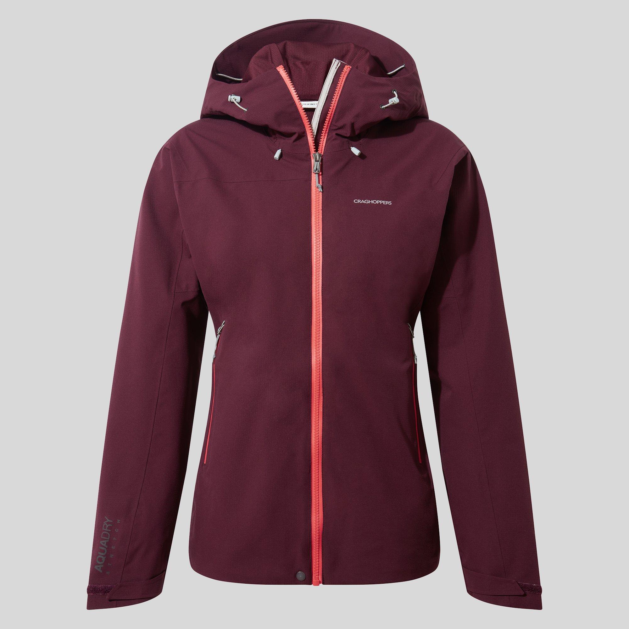 Deep Violet - Craghoppers - Women's Crag Dynamic Pro Waterproof Jacket - 1