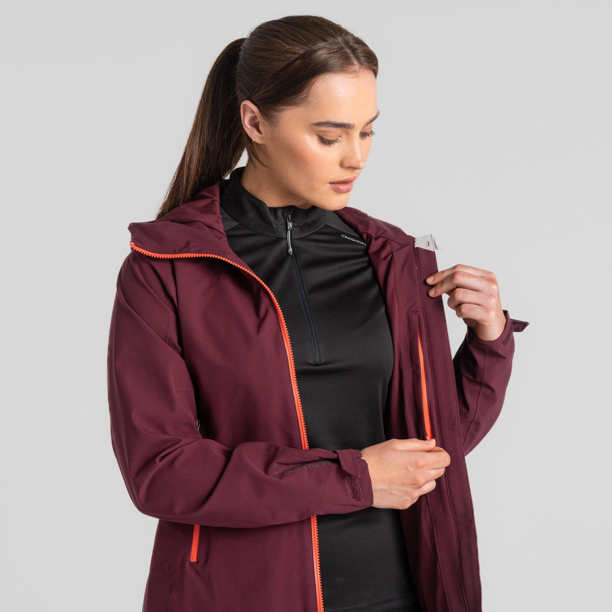 Deep Violet - Craghoppers - Women's Crag Dynamic Pro Waterproof Jacket - 10