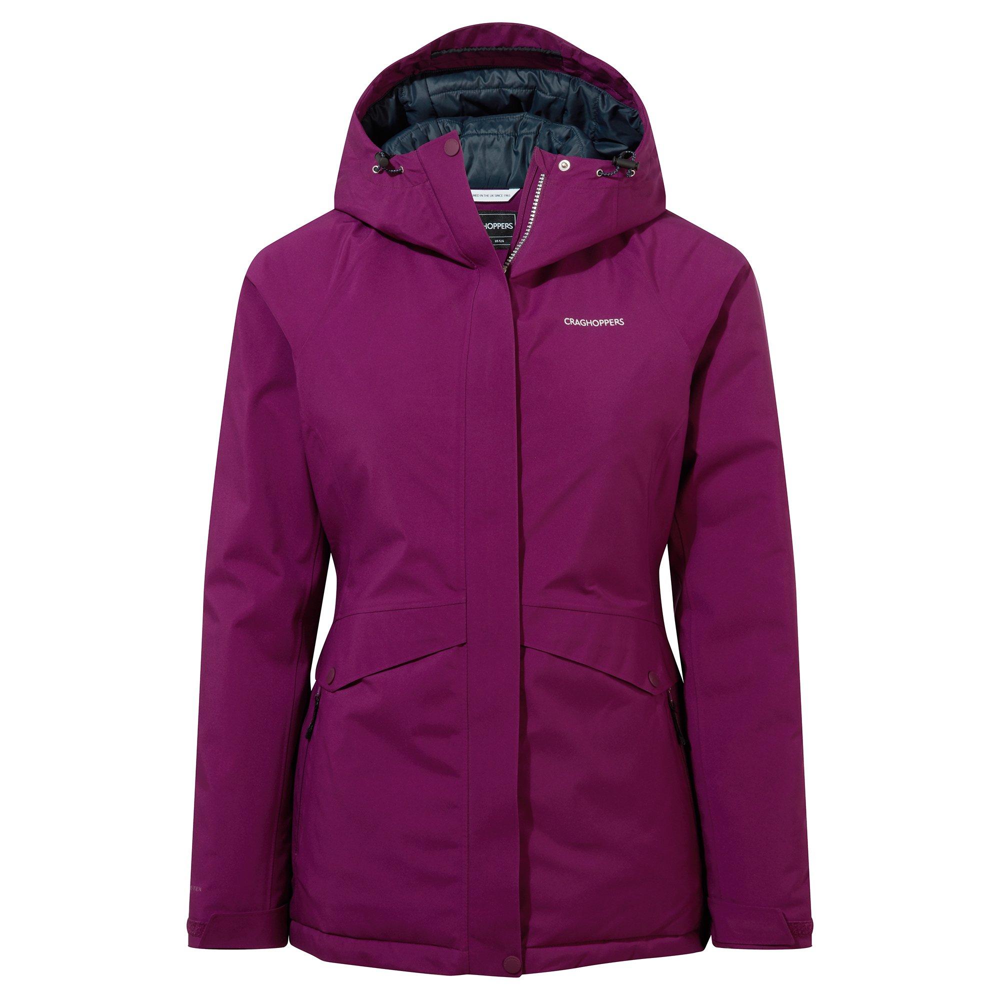 Blackcurrant - Craghoppers - Women's Crag Ellis Gore Waterproof Jacket - 1