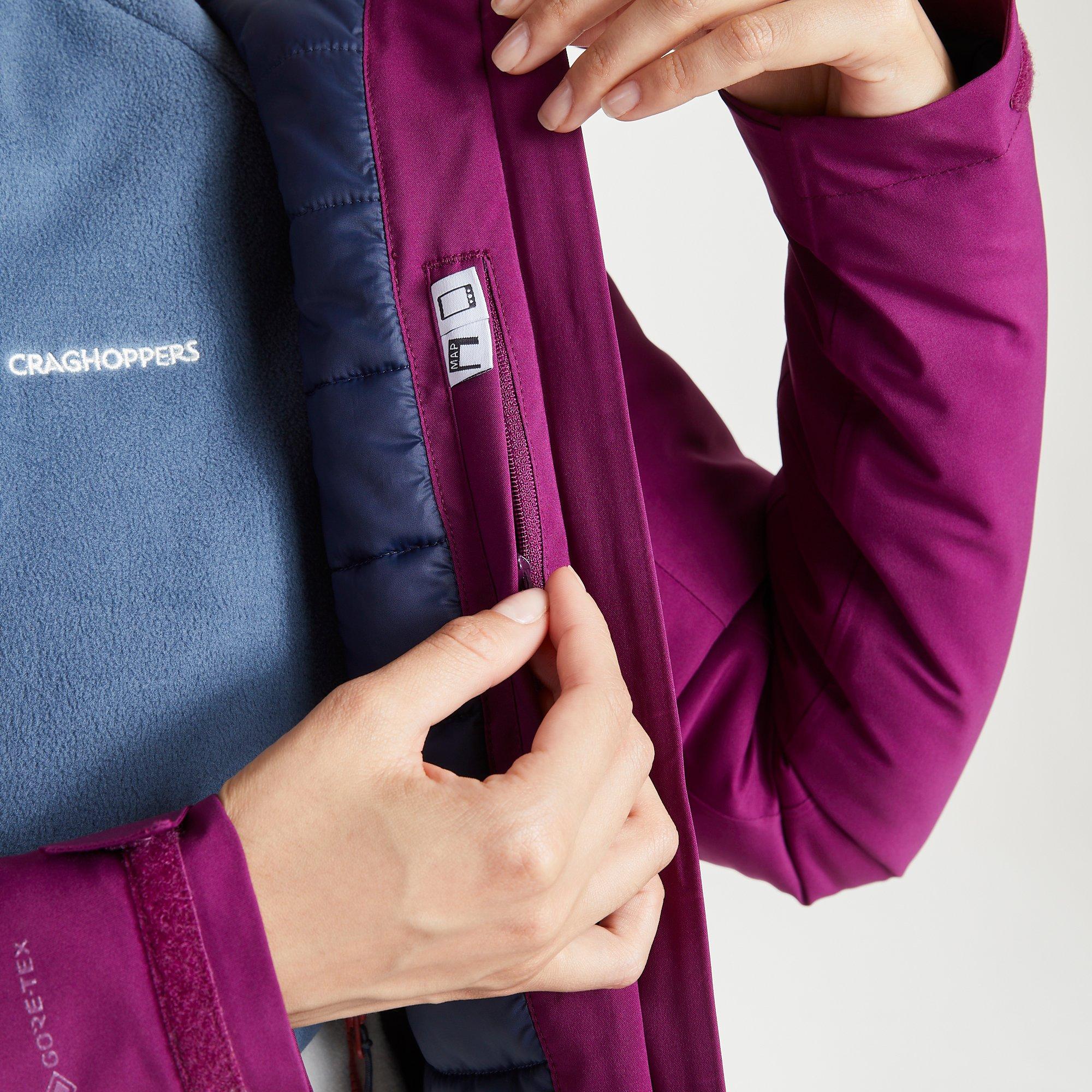 Blackcurrant - Craghoppers - Women's Crag Ellis Gore Waterproof Jacket - 6