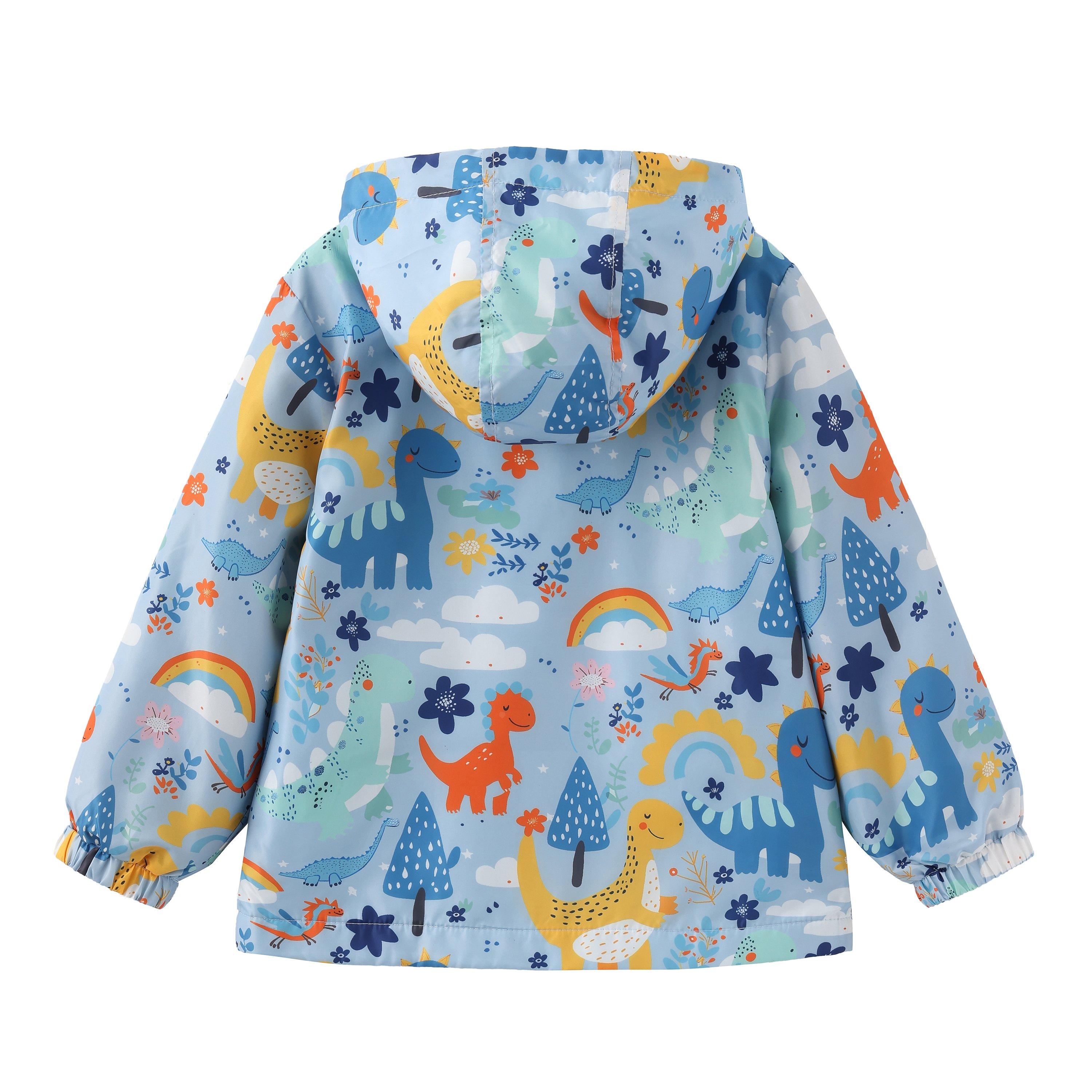 AOP - Star - Print Hooded Micro Fleece Rain Anorak - 2