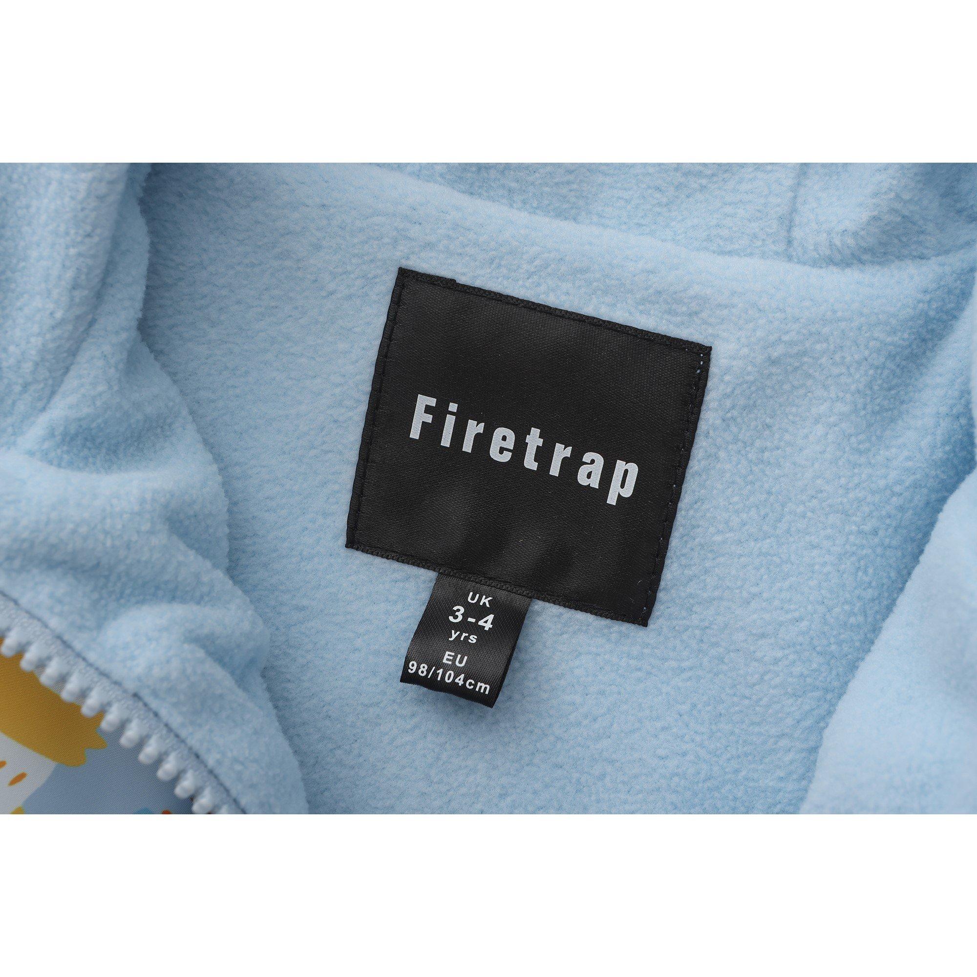 AOP - Star - Print Hooded Micro Fleece Rain Anorak - 5