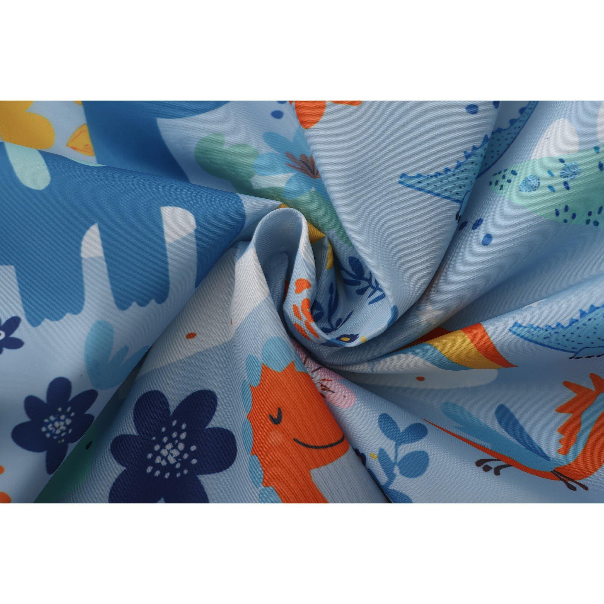 AOP - Star - Print Hooded Micro Fleece Rain Anorak - 6