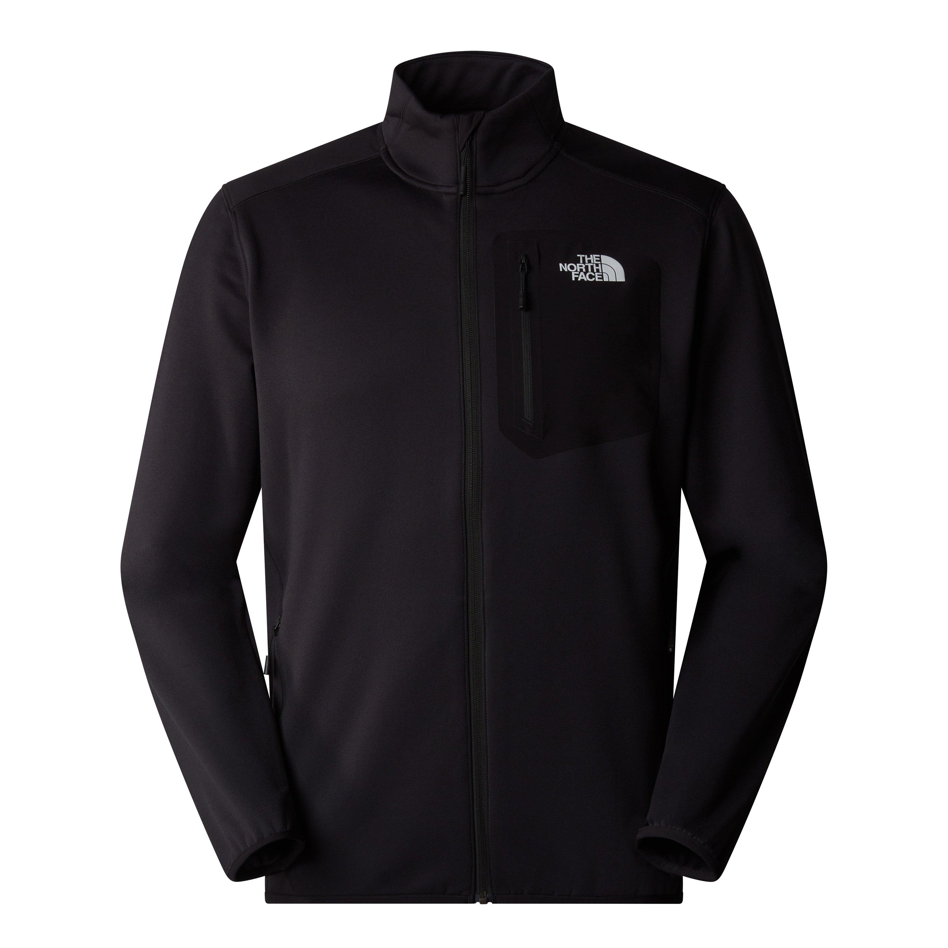 TNF Black - The North Face - Crest Full Zip Fleece Mens - 1
