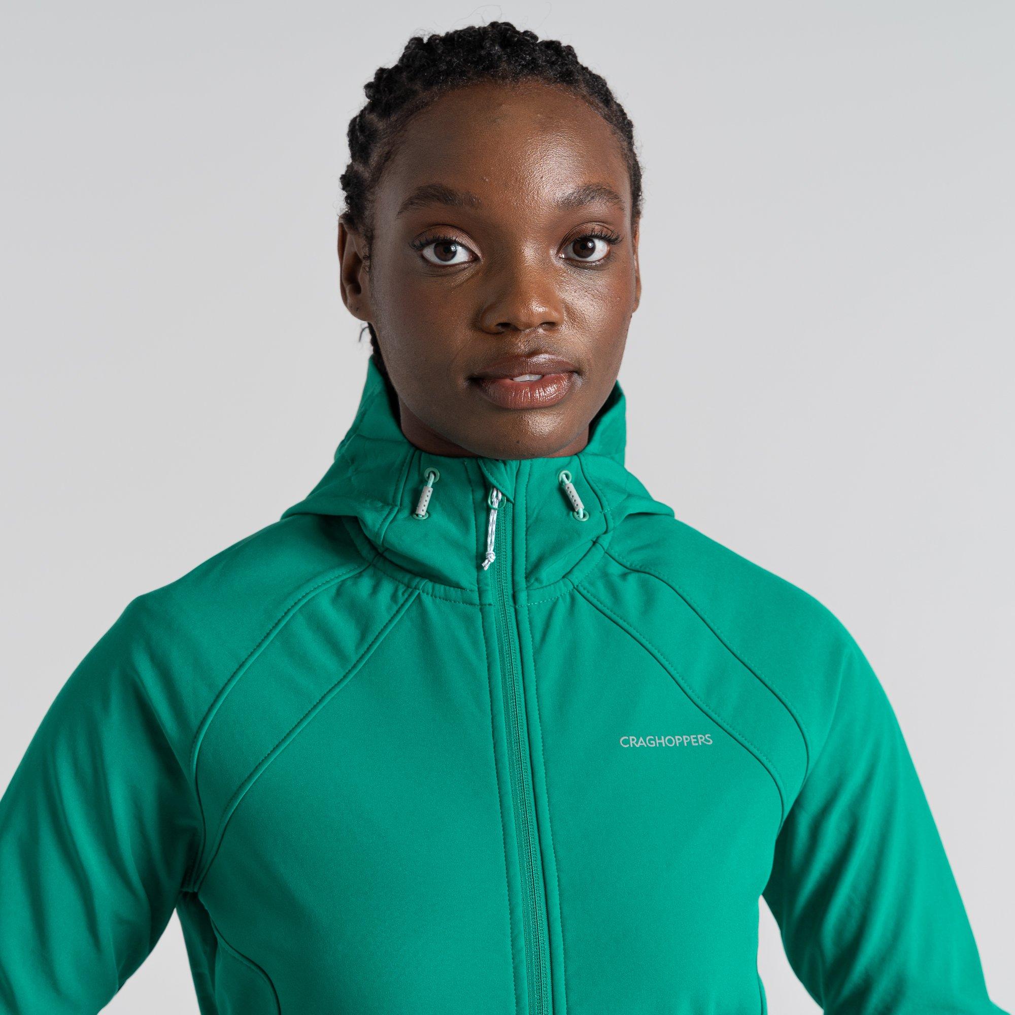 Mystic Green - Craghoppers - Women's Crag Karina Hooded Softshell Jacket - 3