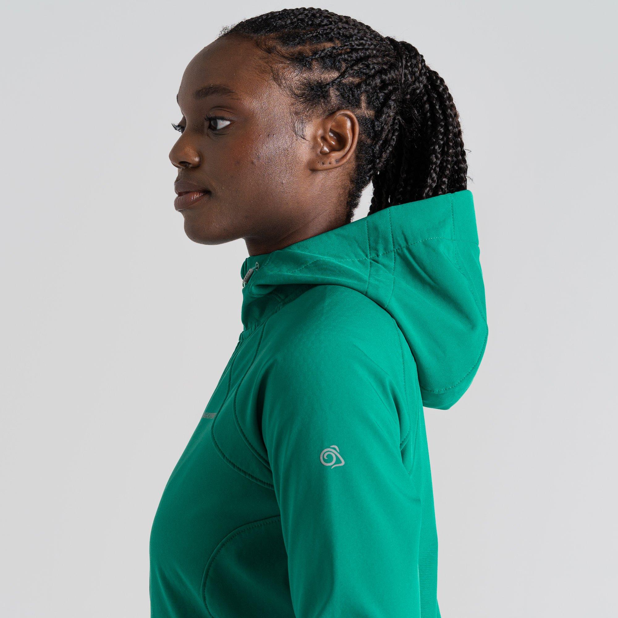 Mystic Green - Craghoppers - Women's Crag Karina Hooded Softshell Jacket - 5