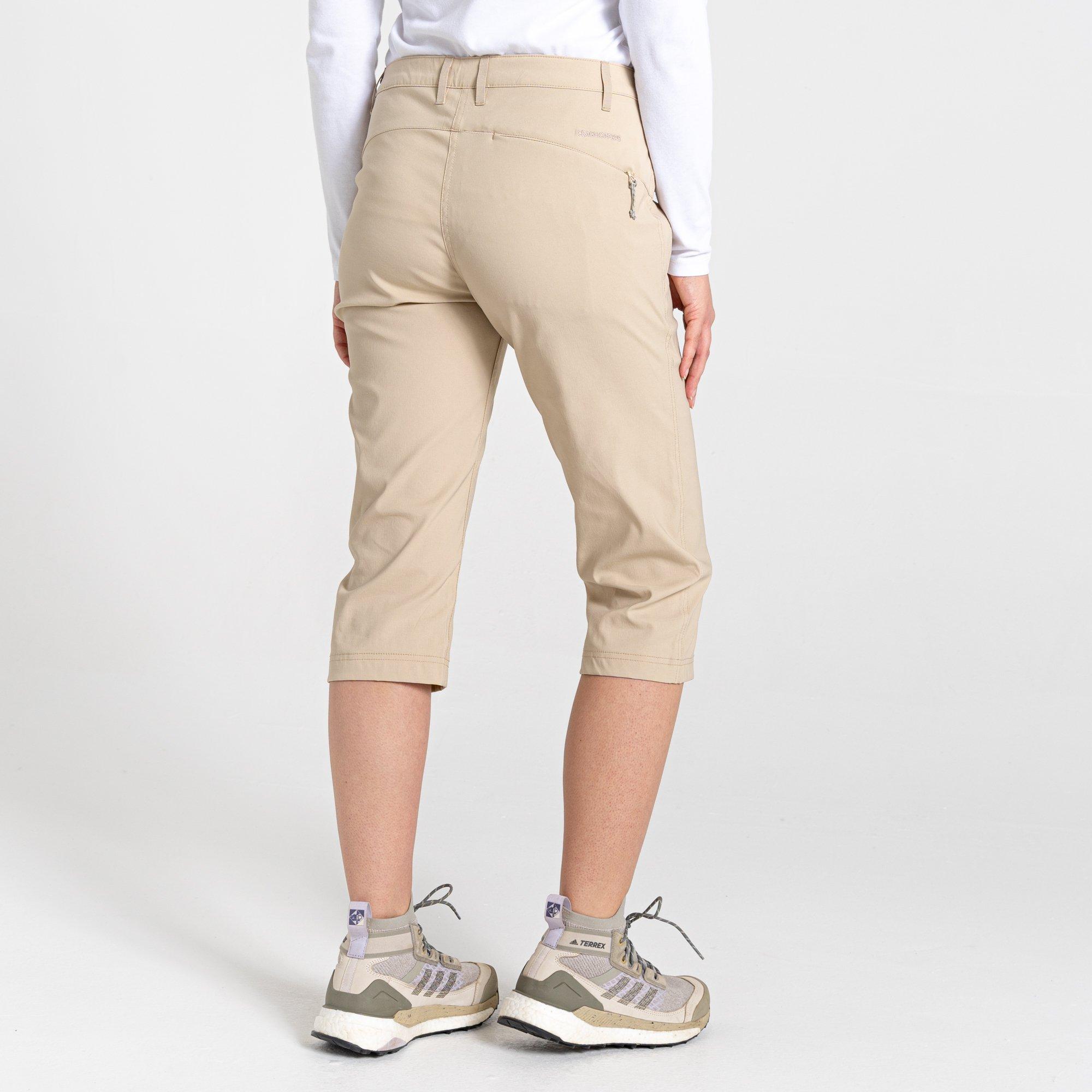 Woestijnzand - Craghoppers - Women's Crag Kiwi Cropped Walking Shorts - 2