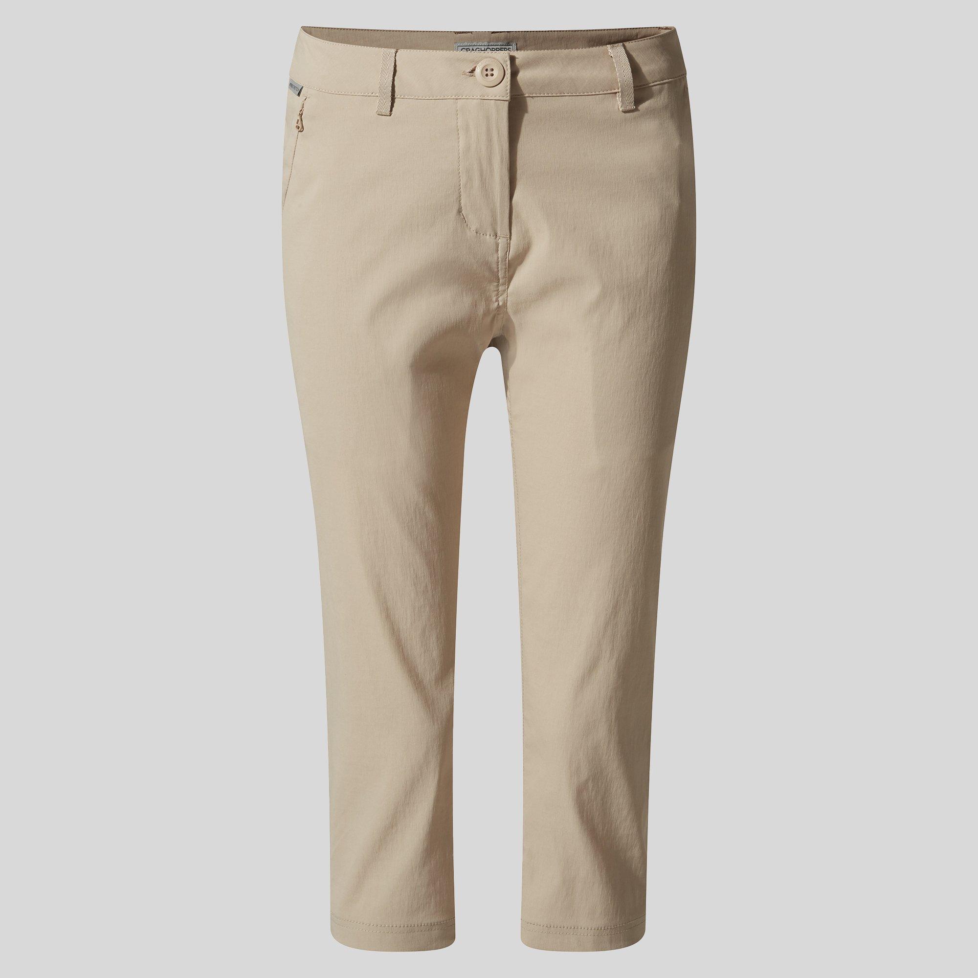 Woestijnzand - Craghoppers - Women's Crag Kiwi Cropped Walking Shorts - 9