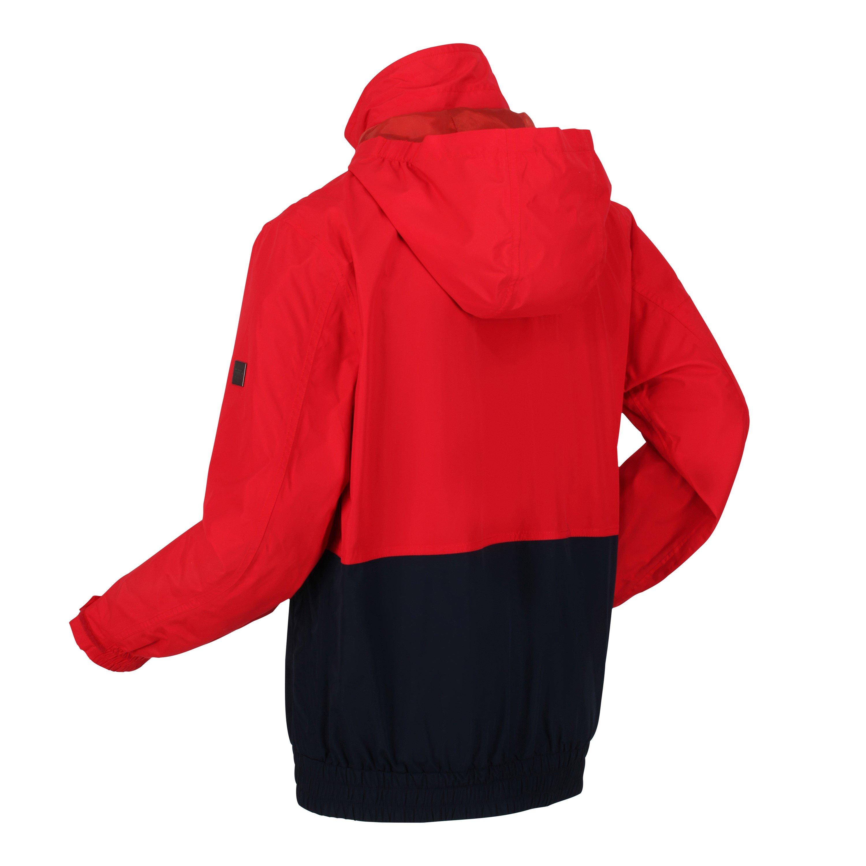 TrueRed/Navy - Regatta - Feelding Hooded Waterproof Jacket - 2