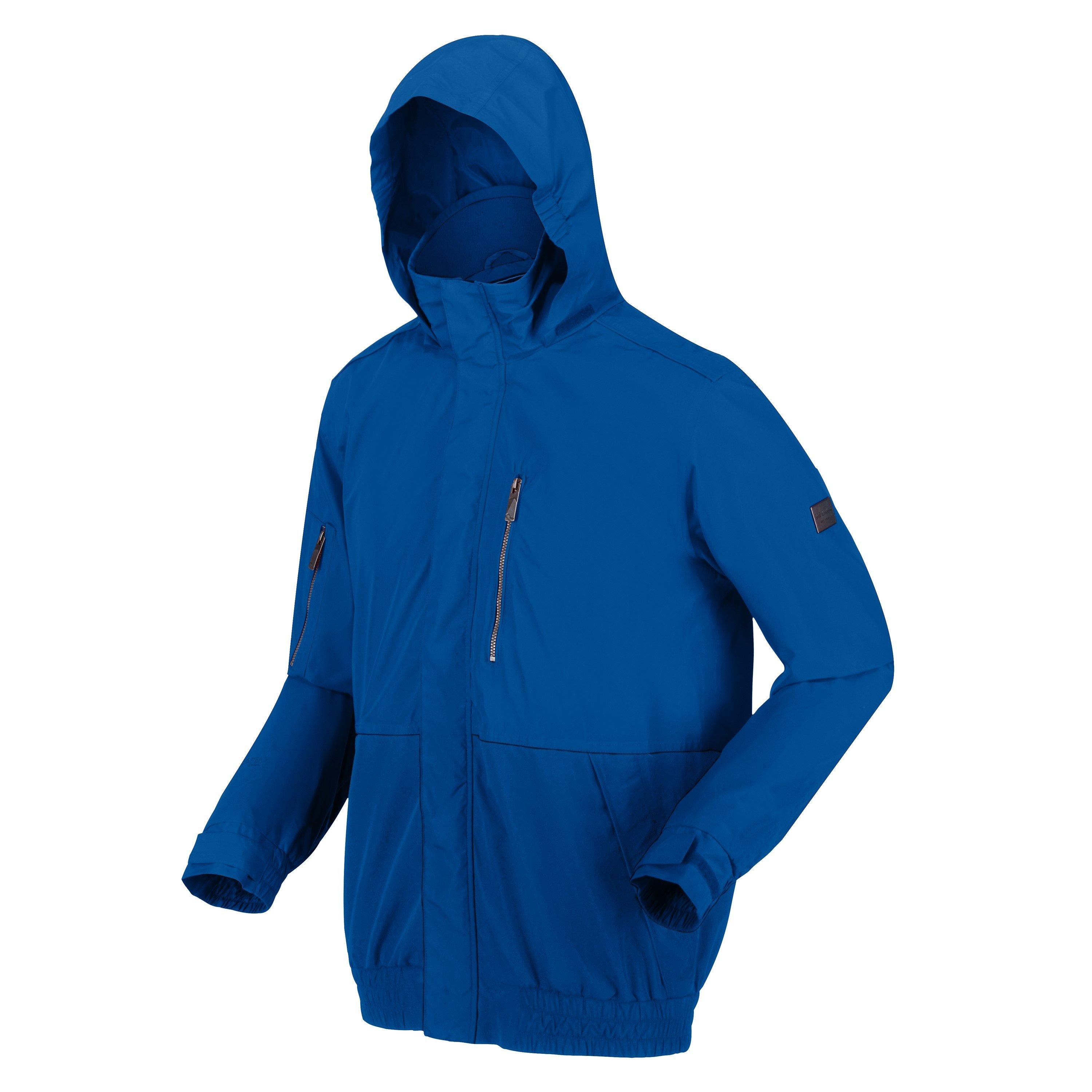 Lapis Blue - Regatta - Feelding Hooded Waterproof Jacket - 1