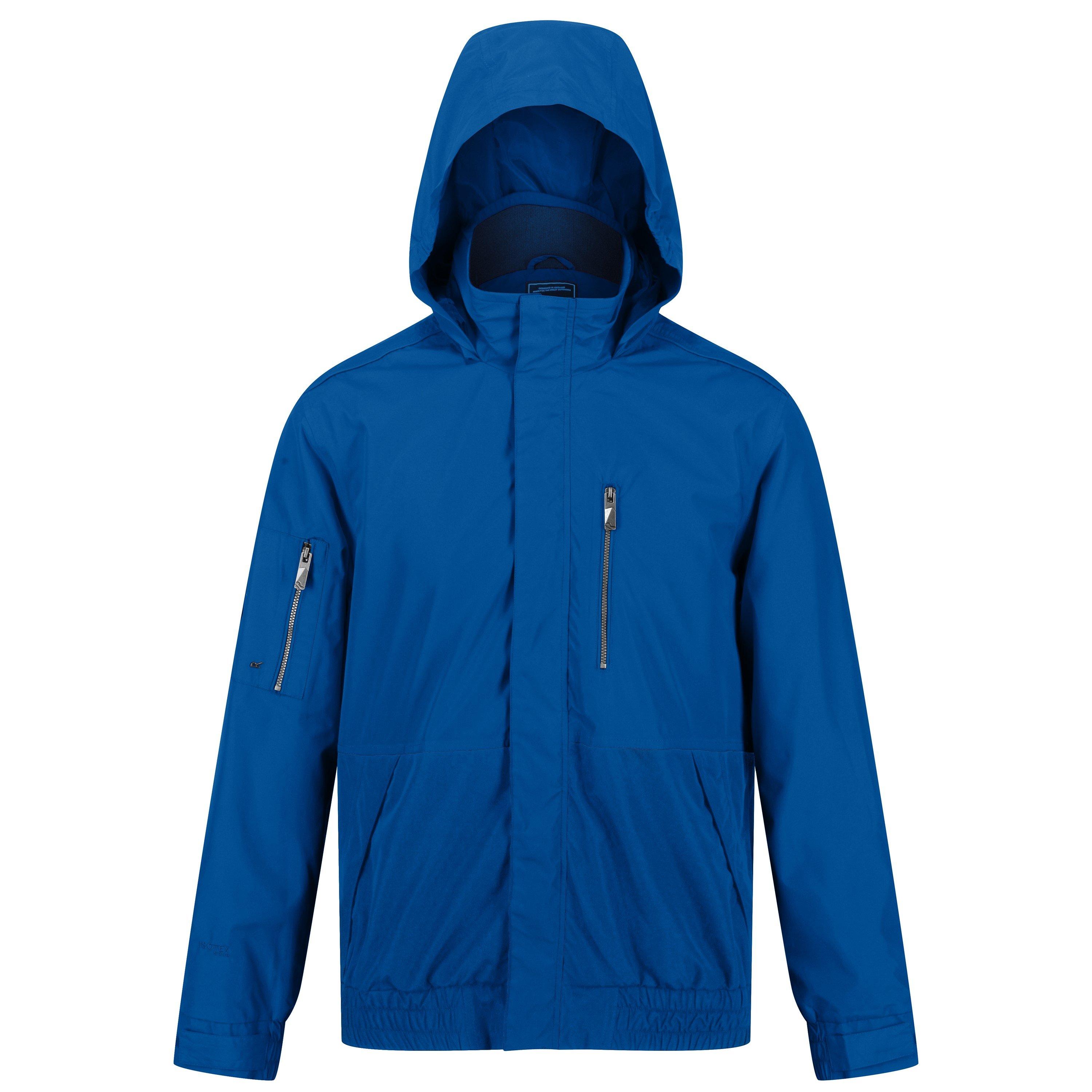 Lapis Blue - Regatta - Feelding Hooded Waterproof Jacket - 3