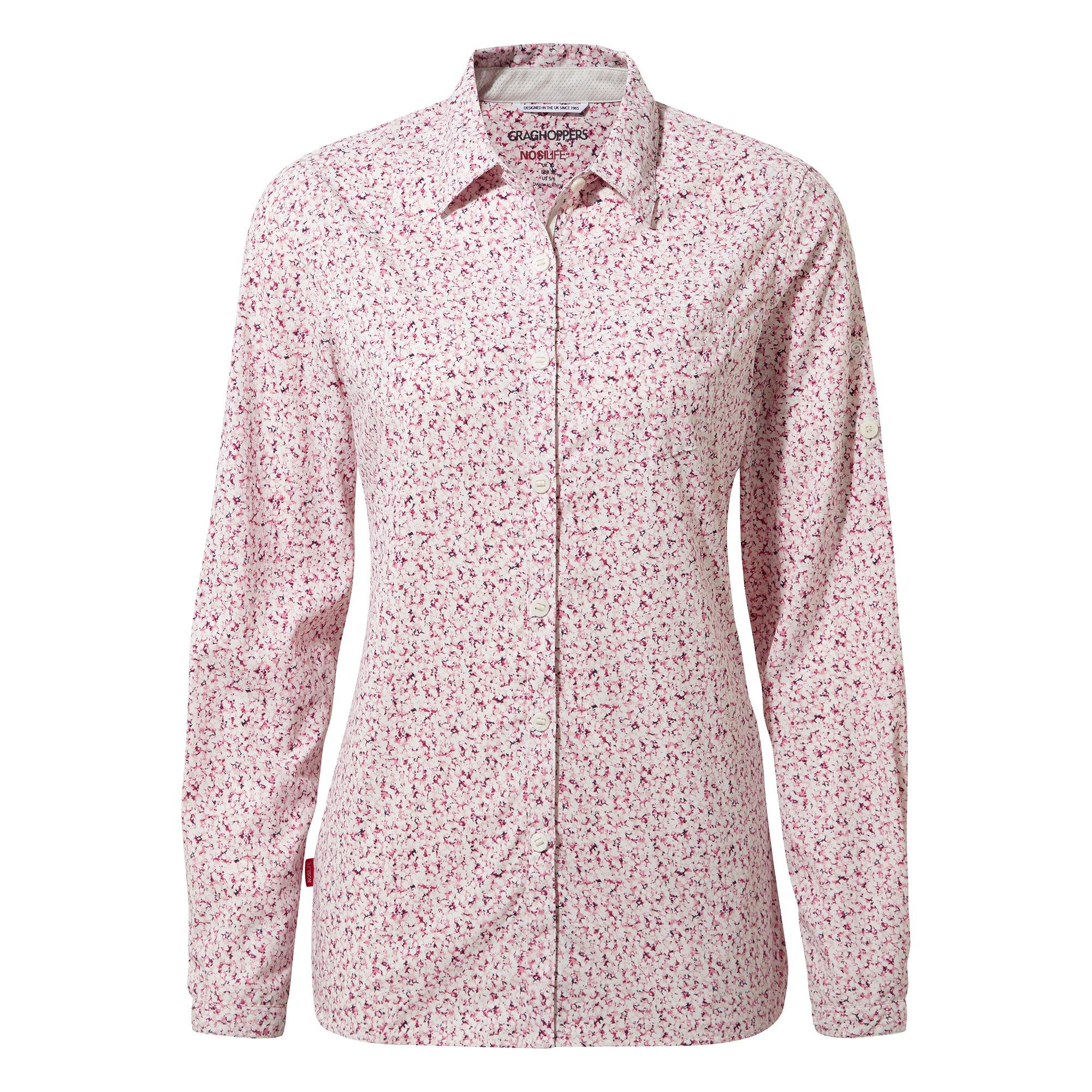 Raspbrry Prt - Craghoppers - Women's Crag Fara Long-Sleeve Shirt - 1