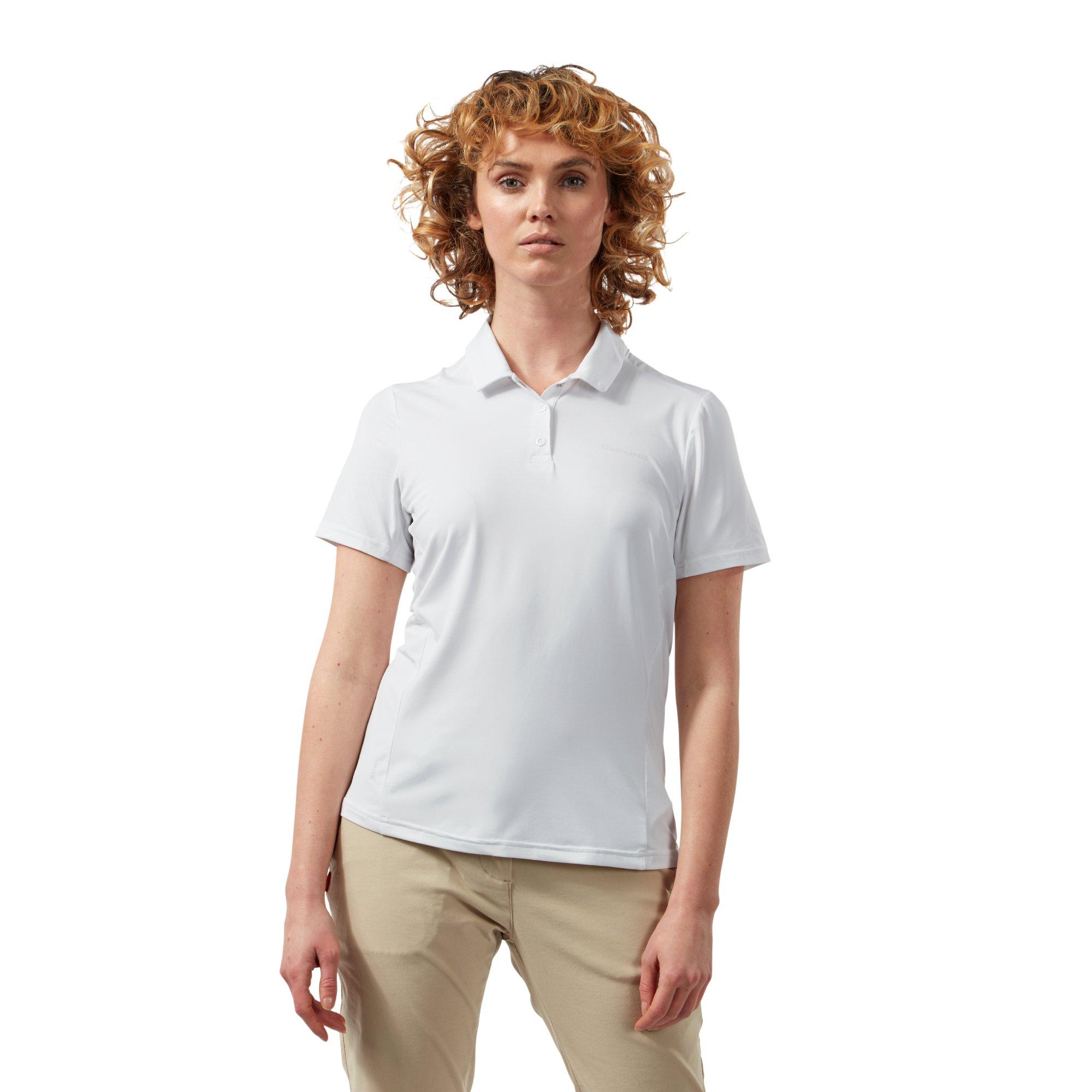 Branco ótico - Craghoppers - Women's Crag Pro Short-Sleeve Polo - 2