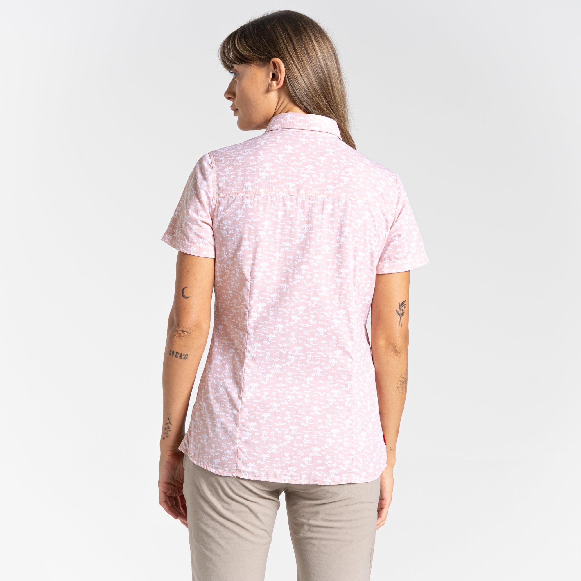PinkClay Prt - Craghoppers - Women's Crag Tillia Short-Sleeve Shirt - 2