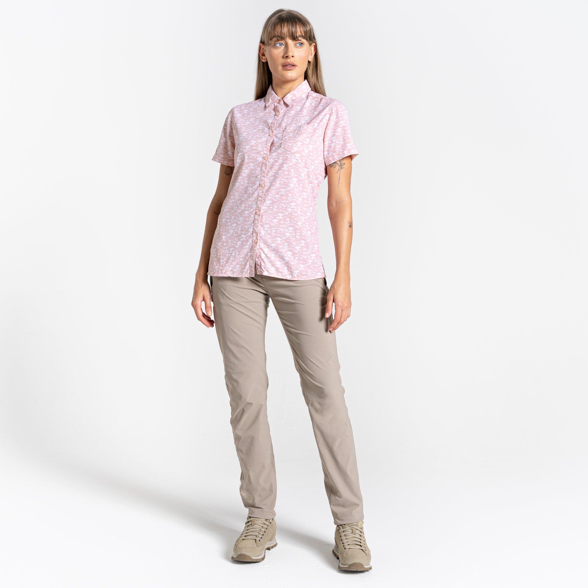 PinkClay Prt - Craghoppers - Women's Crag Tillia Short-Sleeve Shirt - 3