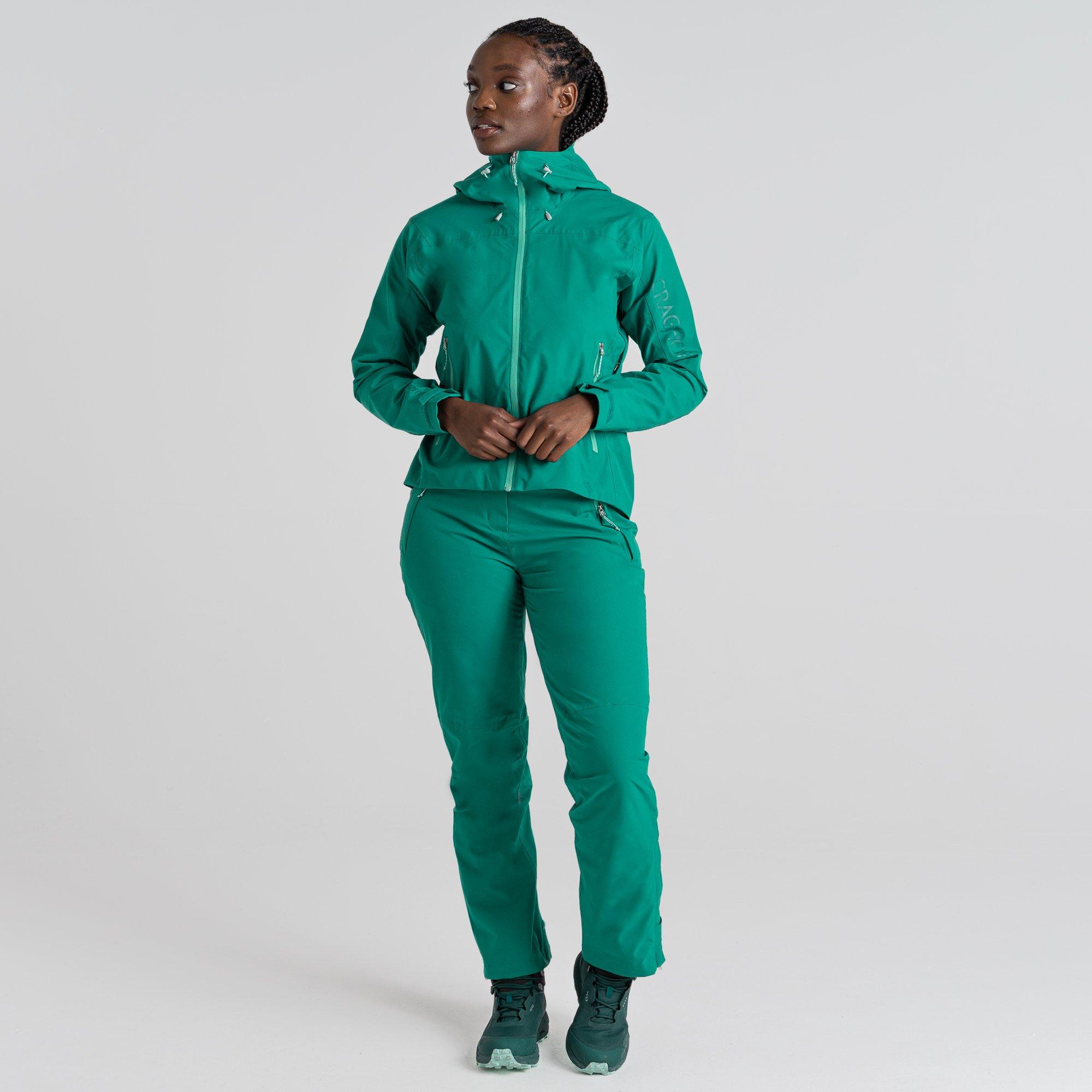 Mystic Green - Craghoppers - Women's Olesia Tailored Fit Waterproof Jacket - 1