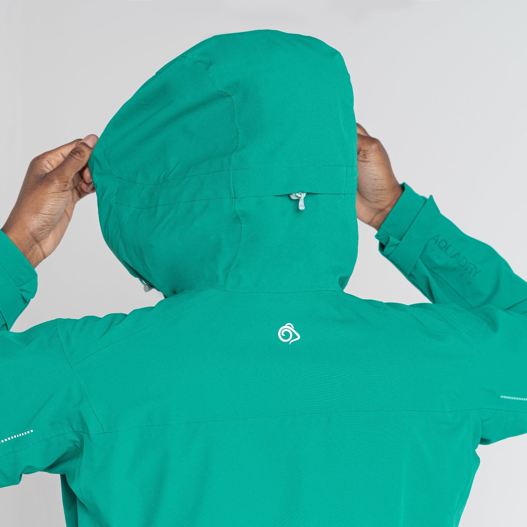 Mystic Green - Craghoppers - Women's Crag Olesia Tailored Fit Waterproof Jacket - 11