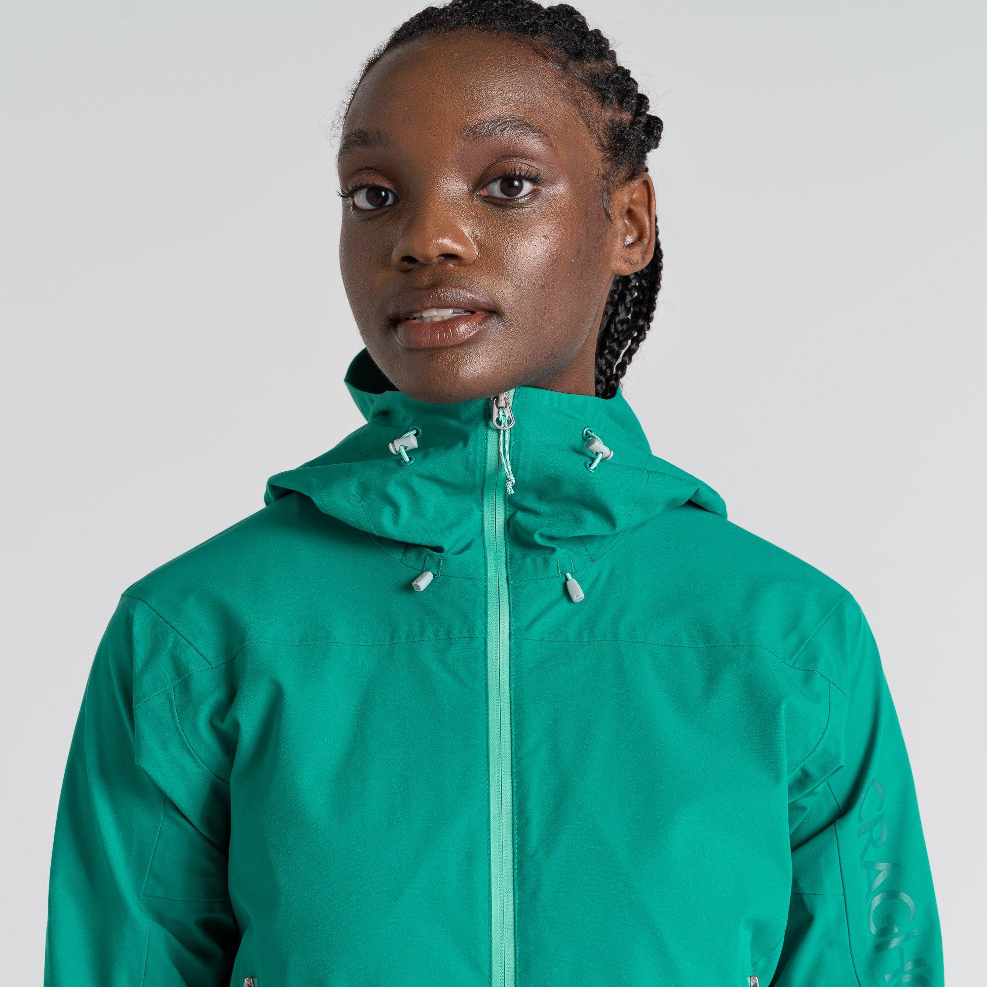 Mystic Green - Craghoppers - Women's Crag Olesia Tailored Fit Waterproof Jacket - 4