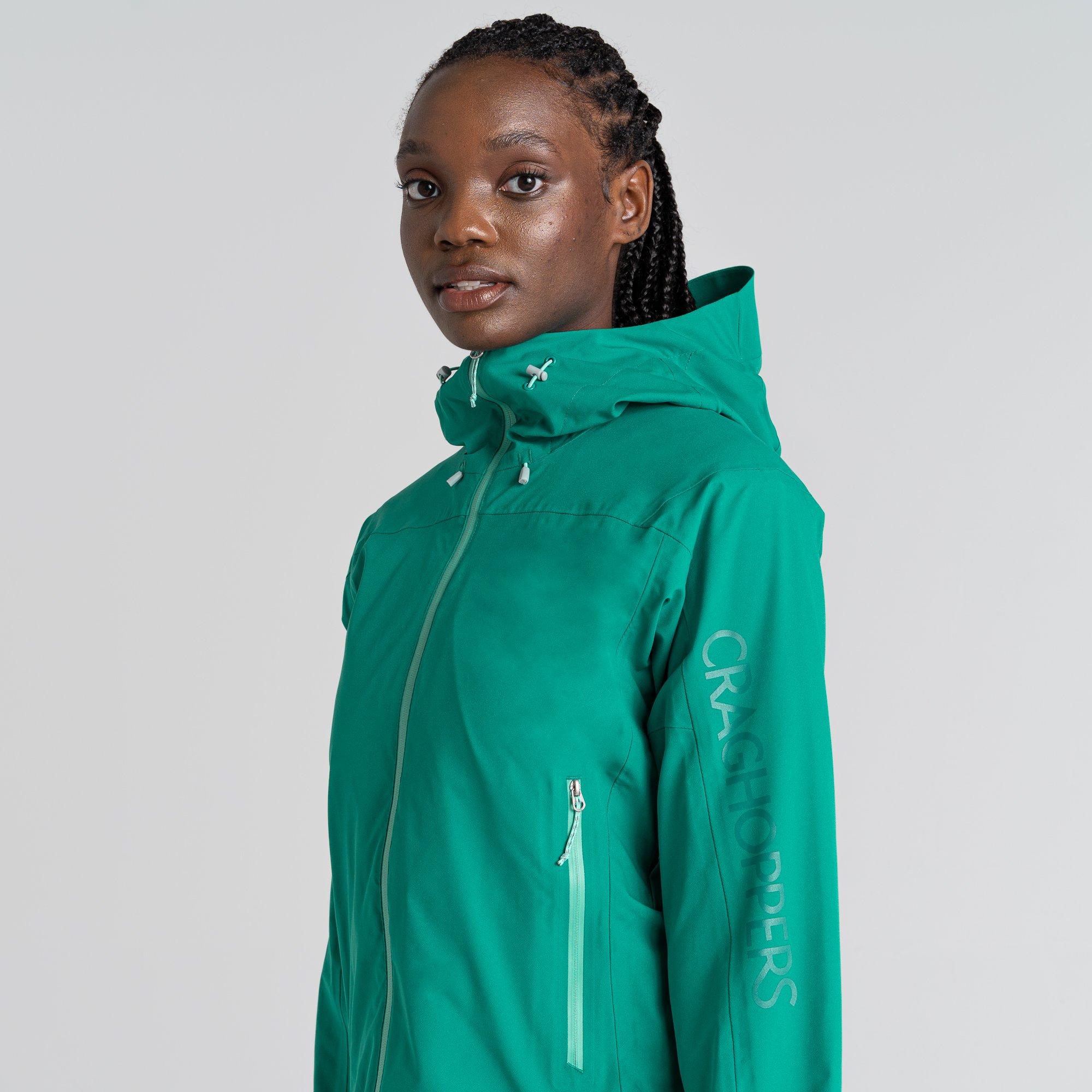 Mystic Green - Craghoppers - Women's Crag Olesia Tailored Fit Waterproof Jacket - 5